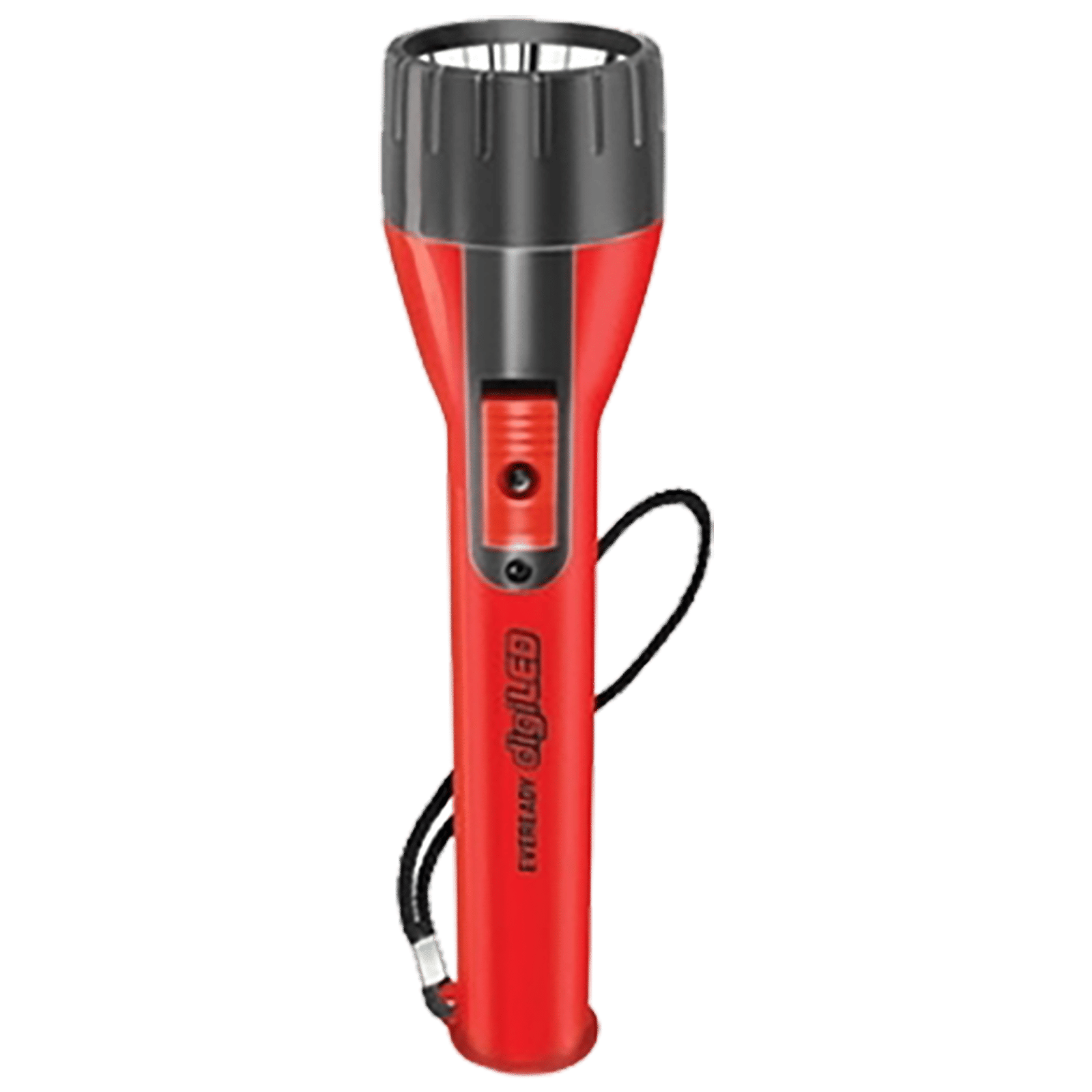 EVEREADY Conica 0.75 Watts LED Torch (120 Lumens, Intense White Light, EVE DL07, Red/Black)