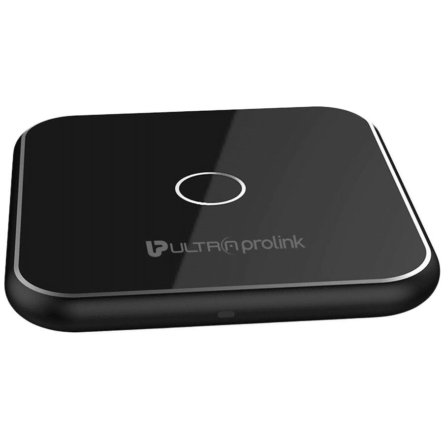 Ultraprolink Vylis Wireless Charging Pad for iPhone and Android (Thermal Protection Sensor, Black)