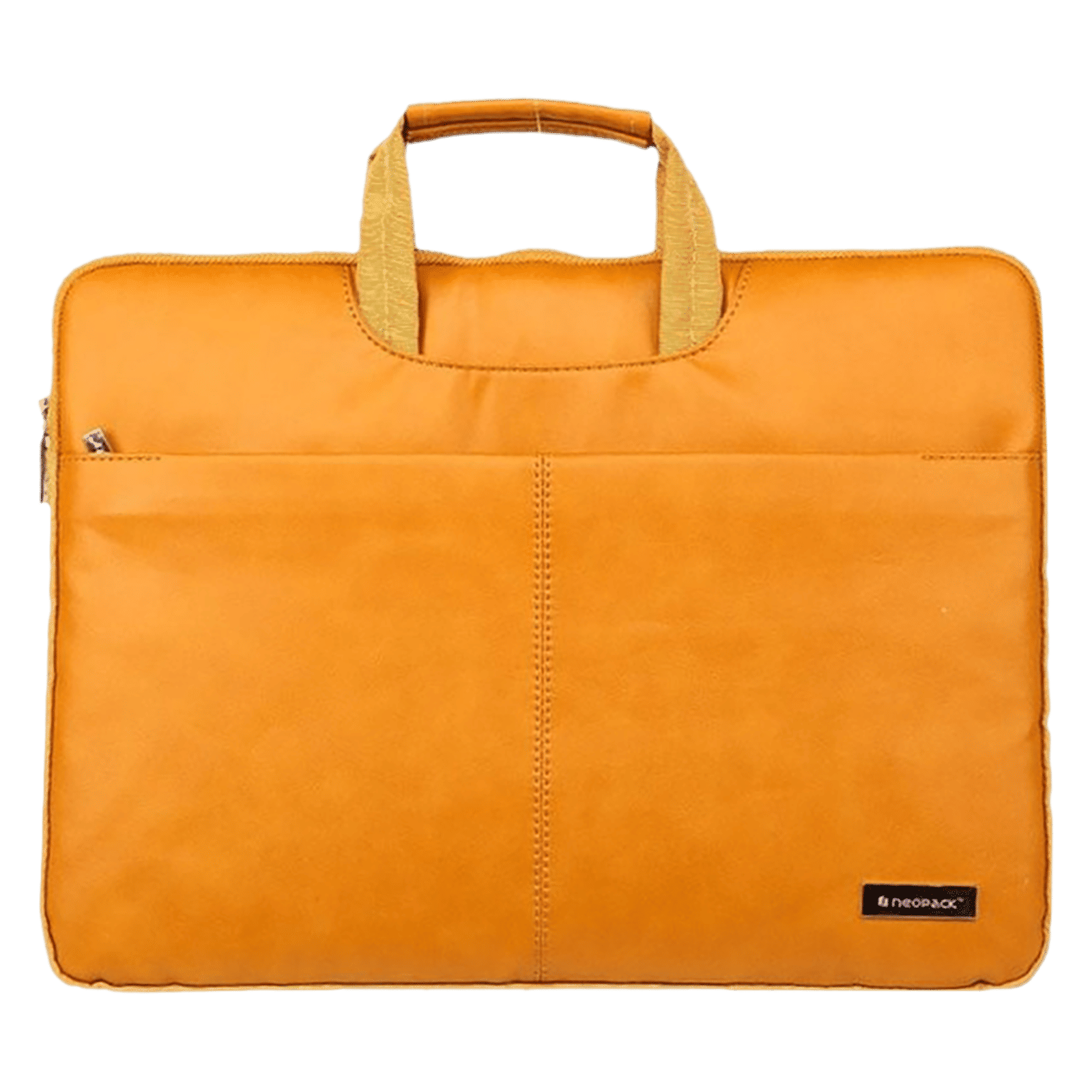 neopack 9TN13 Leather Sleeve for 13.3 Inch Laptop (2 Pockets, Tan)