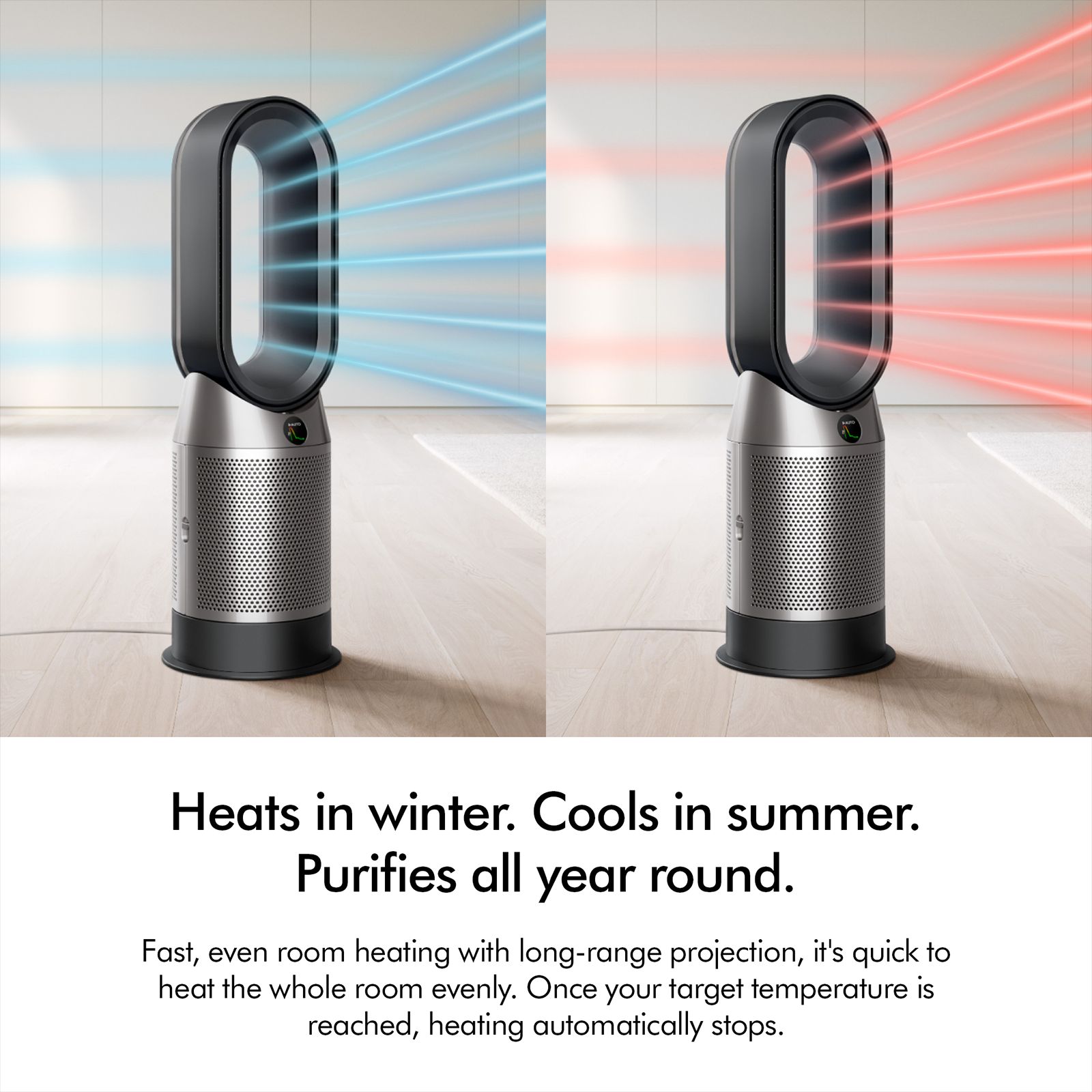 dyson Hot and Cool HP11 Air Purifier with Remote Control (Black Nickel)