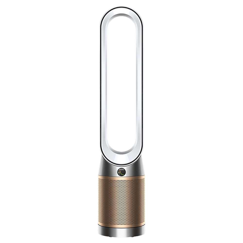 dyson Cool TP12 Air Purifier with Remote Control (Diffused Mode Purifies without Cooling, White & Gold)