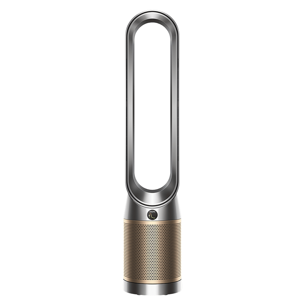dyson Cool TP12 Air Purifier with Remote Control (Diffused Mode Purifies without Cooling, Nickel & Gold)