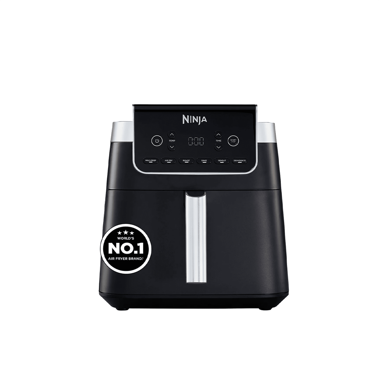 NINJA MAX PRO 6.2L 2000 Watt Digital Air Fryer with 6 Cooking Functions (Black)