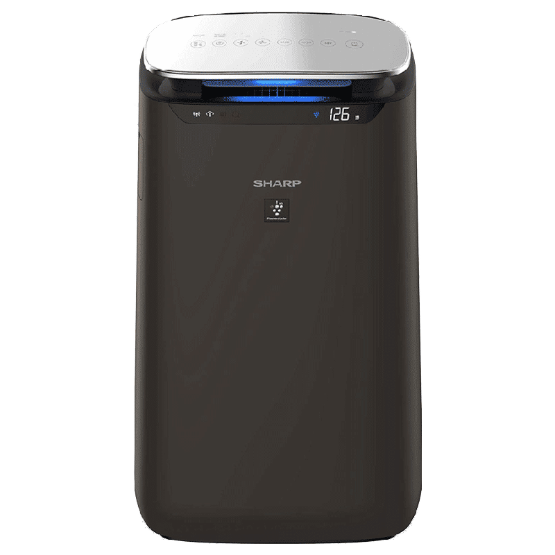 SHARP Plasma Cluster Technology Air Purifier (Dust and Odor Sensor, FP-J80M-H, Black)