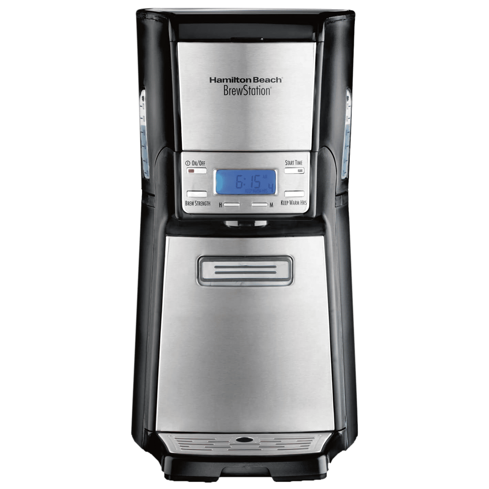 Hamilton Beach 130 Watt 12 Cups Automatic Espresso Coffee Maker with Keep Warm Function (Silver)