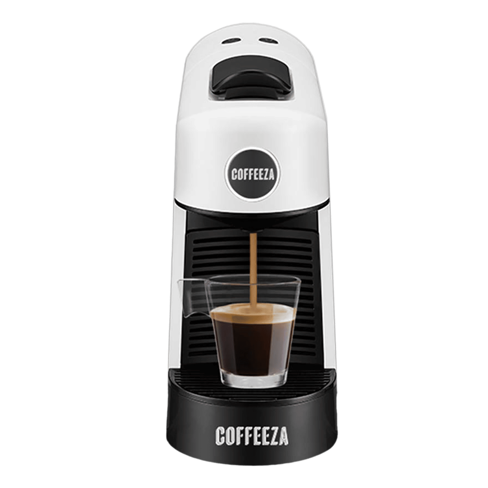 COFFEEZA Finero Next 20 Cups Automatic Espresso, Lungo & Americano Coffee Maker with Quick Warmup (White)