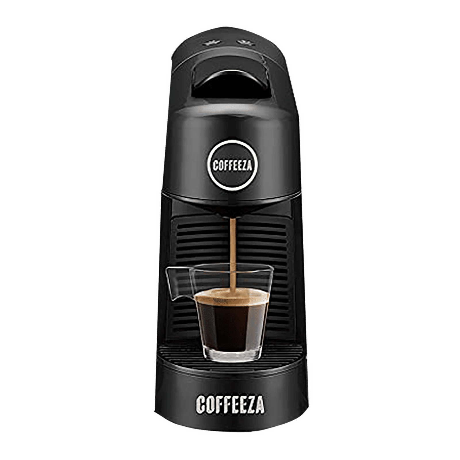 COFFEEZA Finero Next 20 Cups Automatic Espresso, Lungo & Americano Coffee Maker with Quick Warmup (Black)