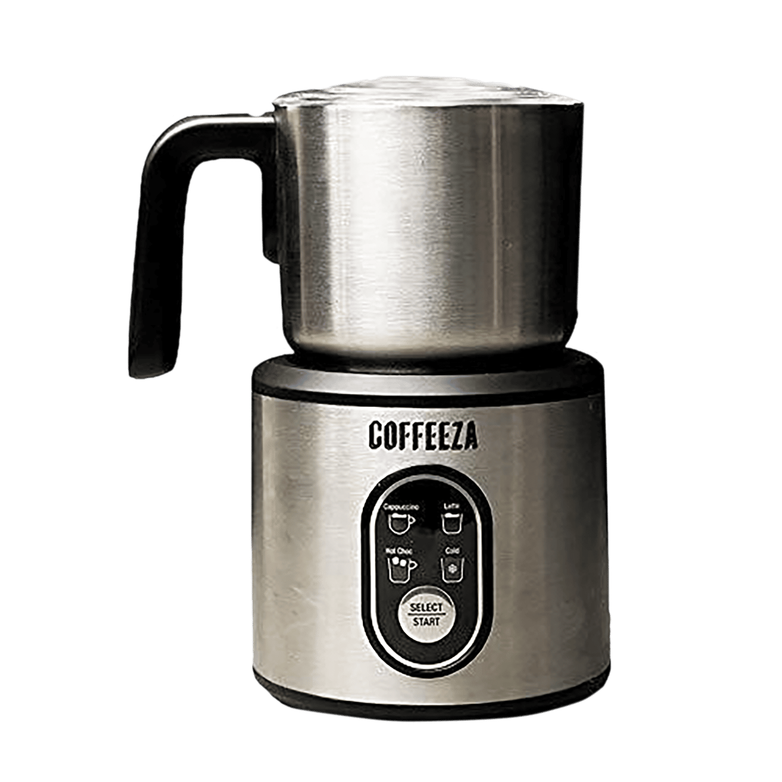 COFFEEZA Frothimo 500 Watt 2 Cups Automatic Latte & Cappuccino Coffee Maker with Detachable Base (Silver)