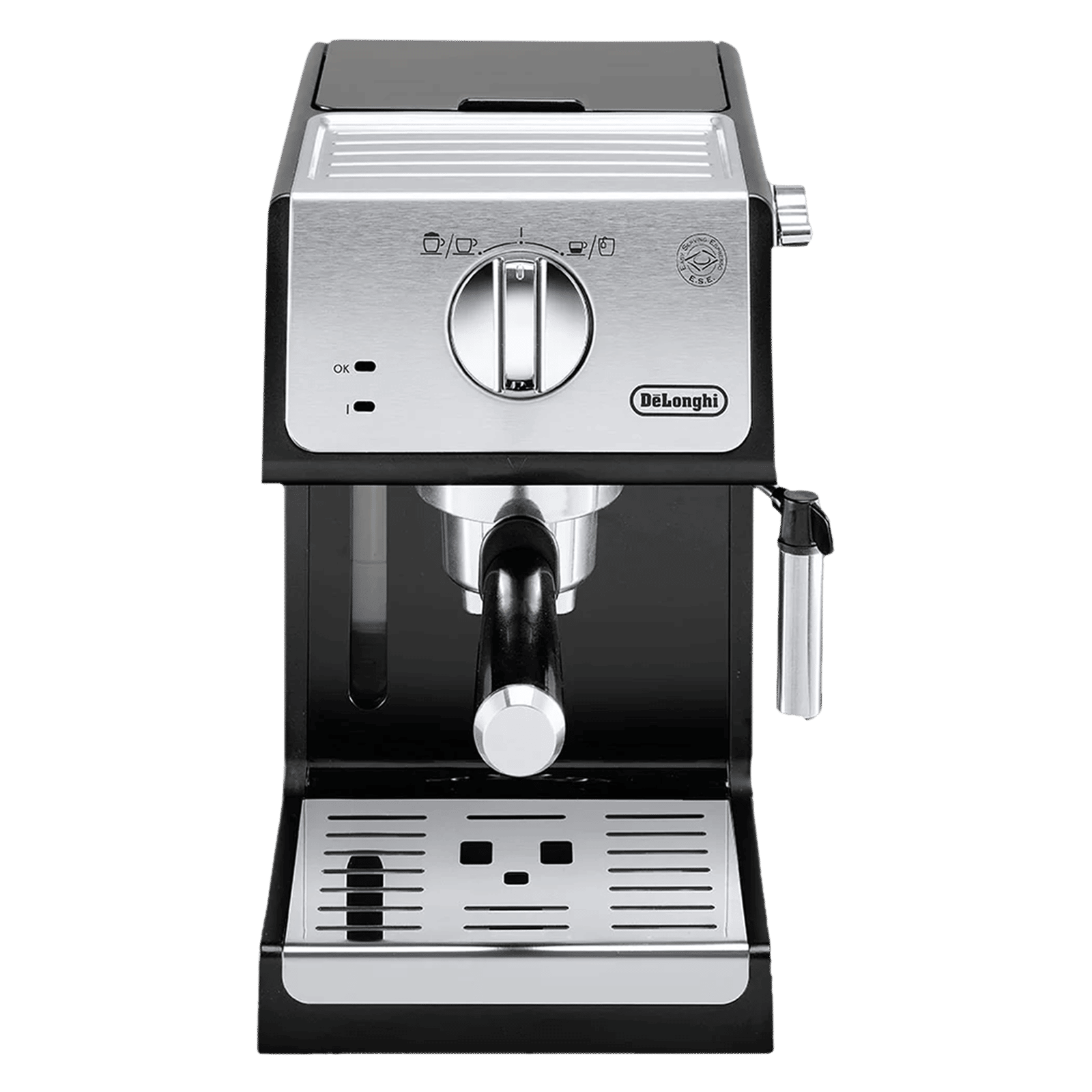 De'Longhi Active Line ECP33.21.BK 2 1100 Watt 2 Cups Automatic Cappuccino Coffee Maker with Thermoblock Technology (Black)