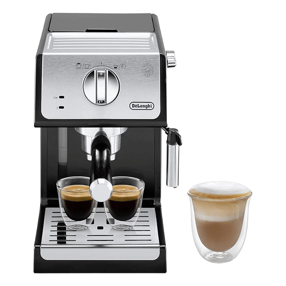 De'Longhi Active Line 1100 Watt Cups Automatic Cappuccino  Coffee Maker with Thermoblock Technology (Black)
