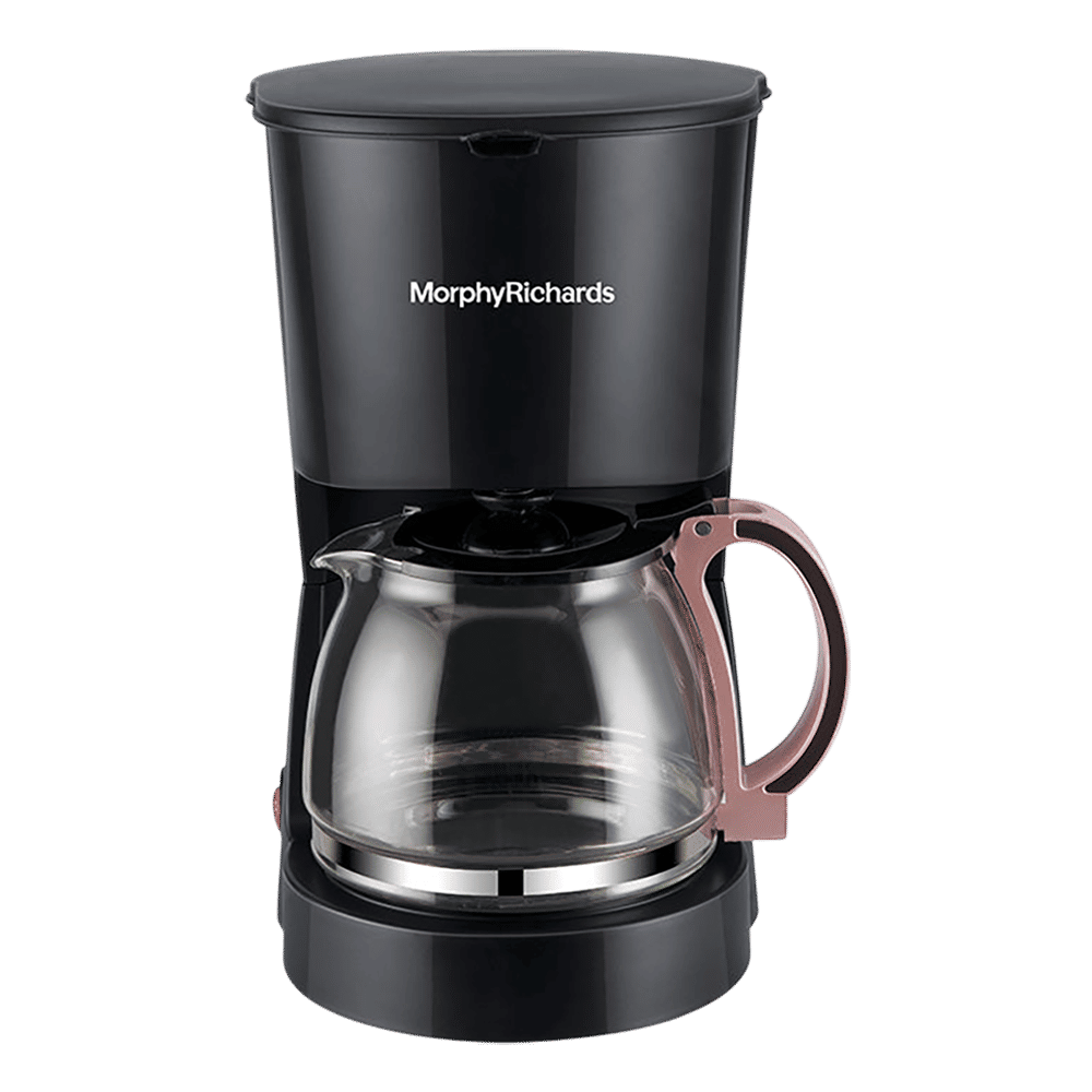 morphy richards Europa Brewmaster 750 Watt 10 Cups Automatic Black Coffee Maker with Anti Drip Function (Rose Gold)