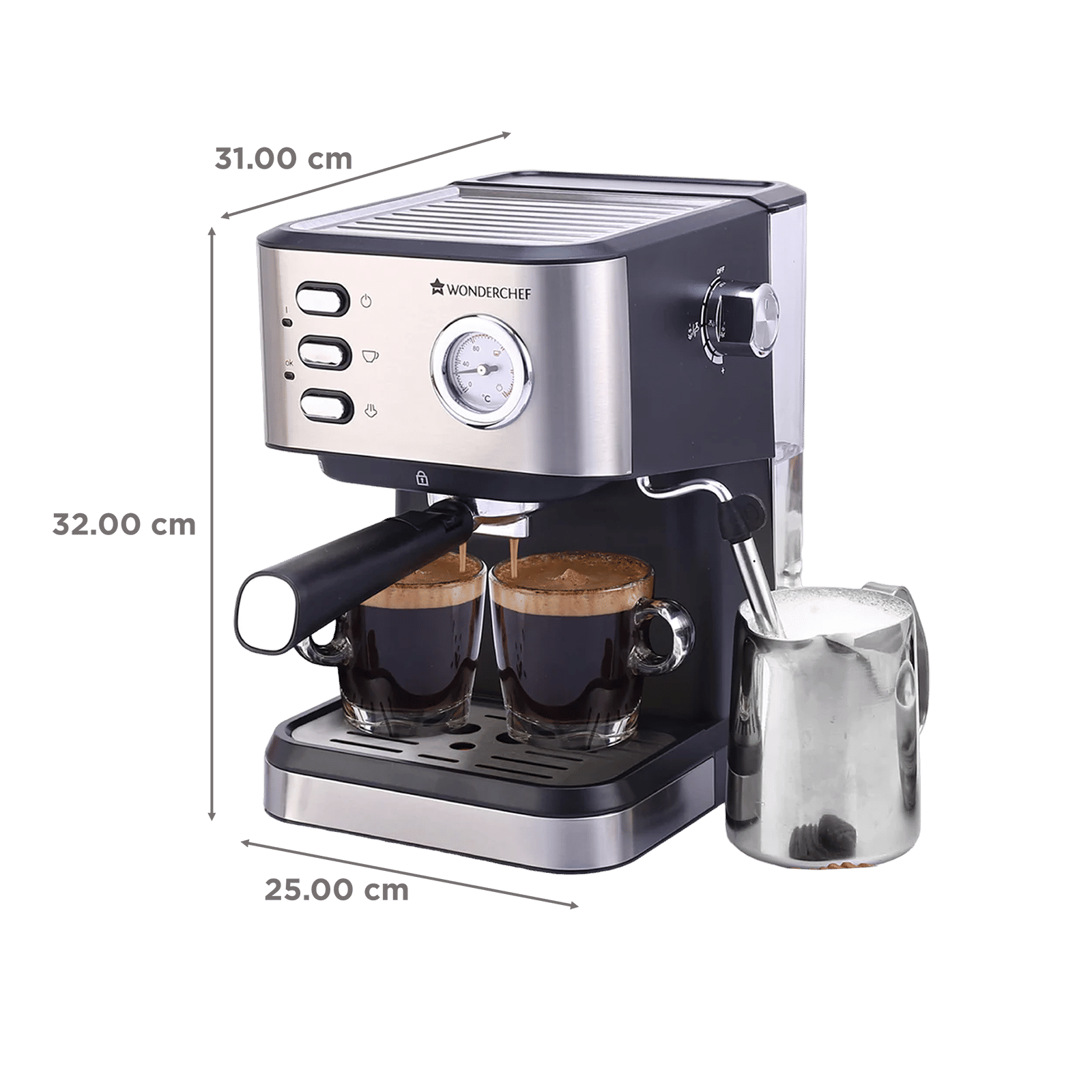 Buy WONDERCHEF Regenta Automatic Espresso Cappuccino Coffee