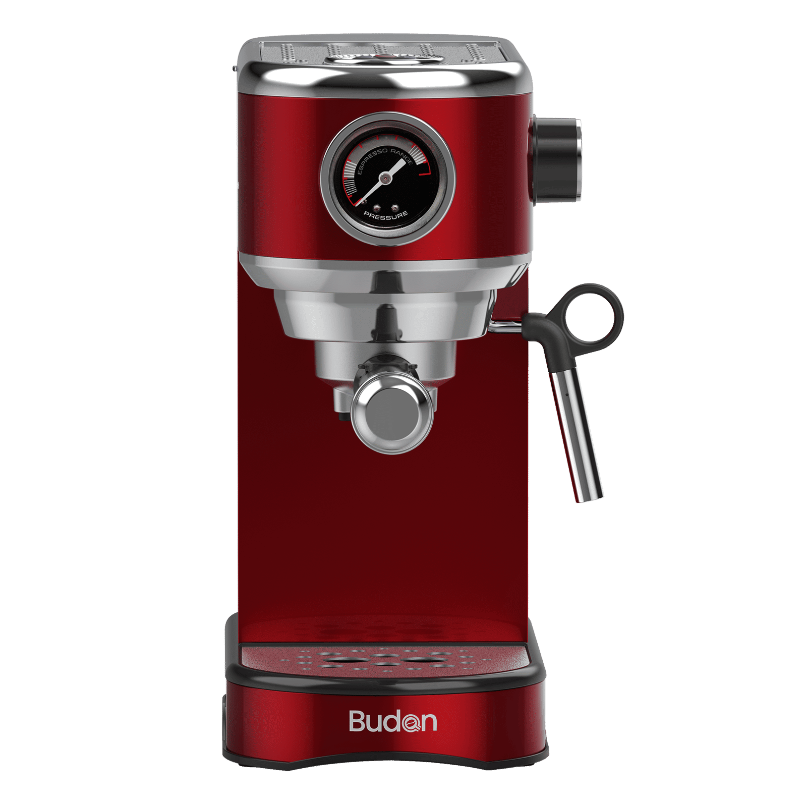 Budan Bolt Automatic Coffee Maker with Removable Water Tank (Red)