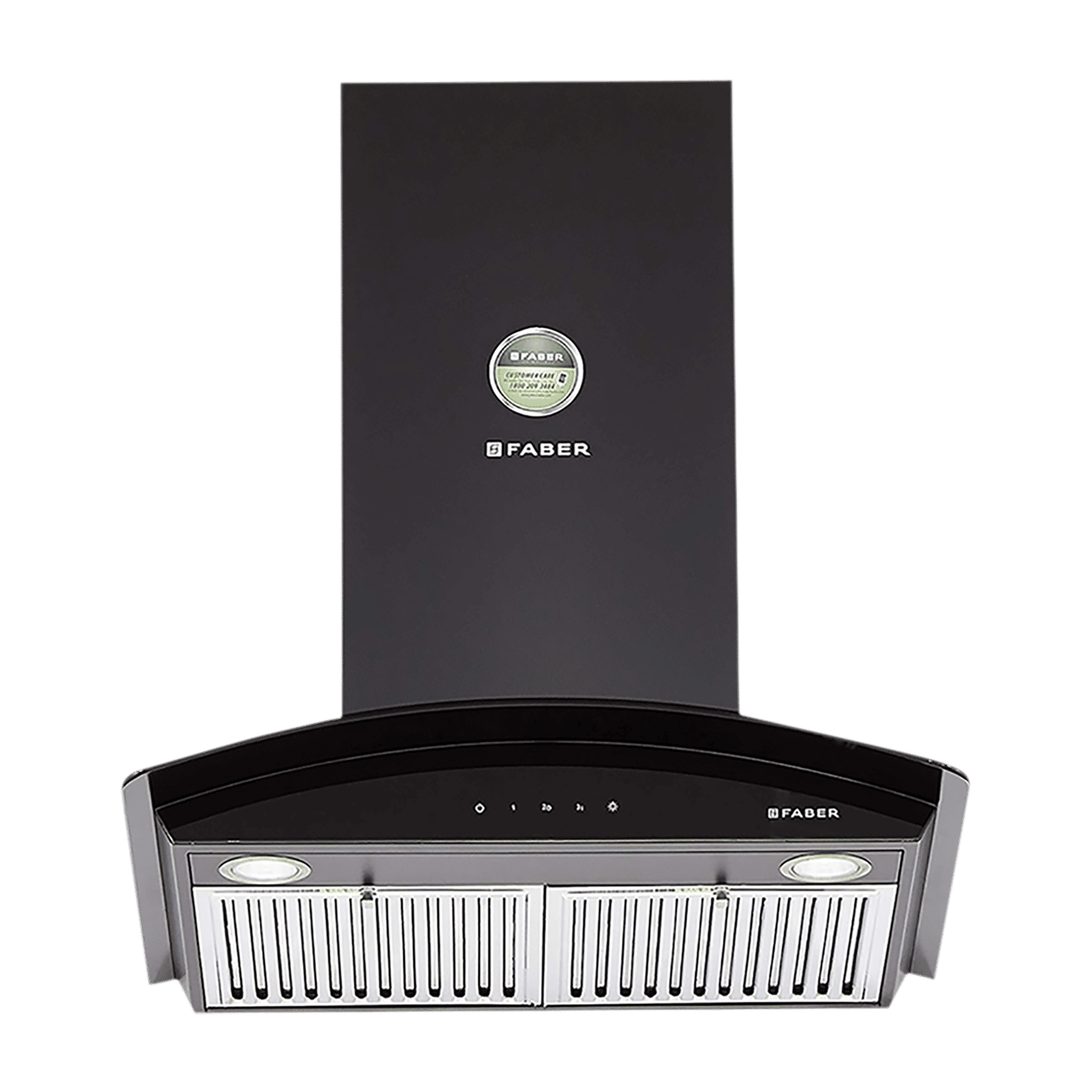 FABER FEEL PLUS 3D T2S2 BK TC LTW 60cm 1150m3/hr Ducted Wall Mounted Chimney with Touch Control Panel (Black)-picture-40