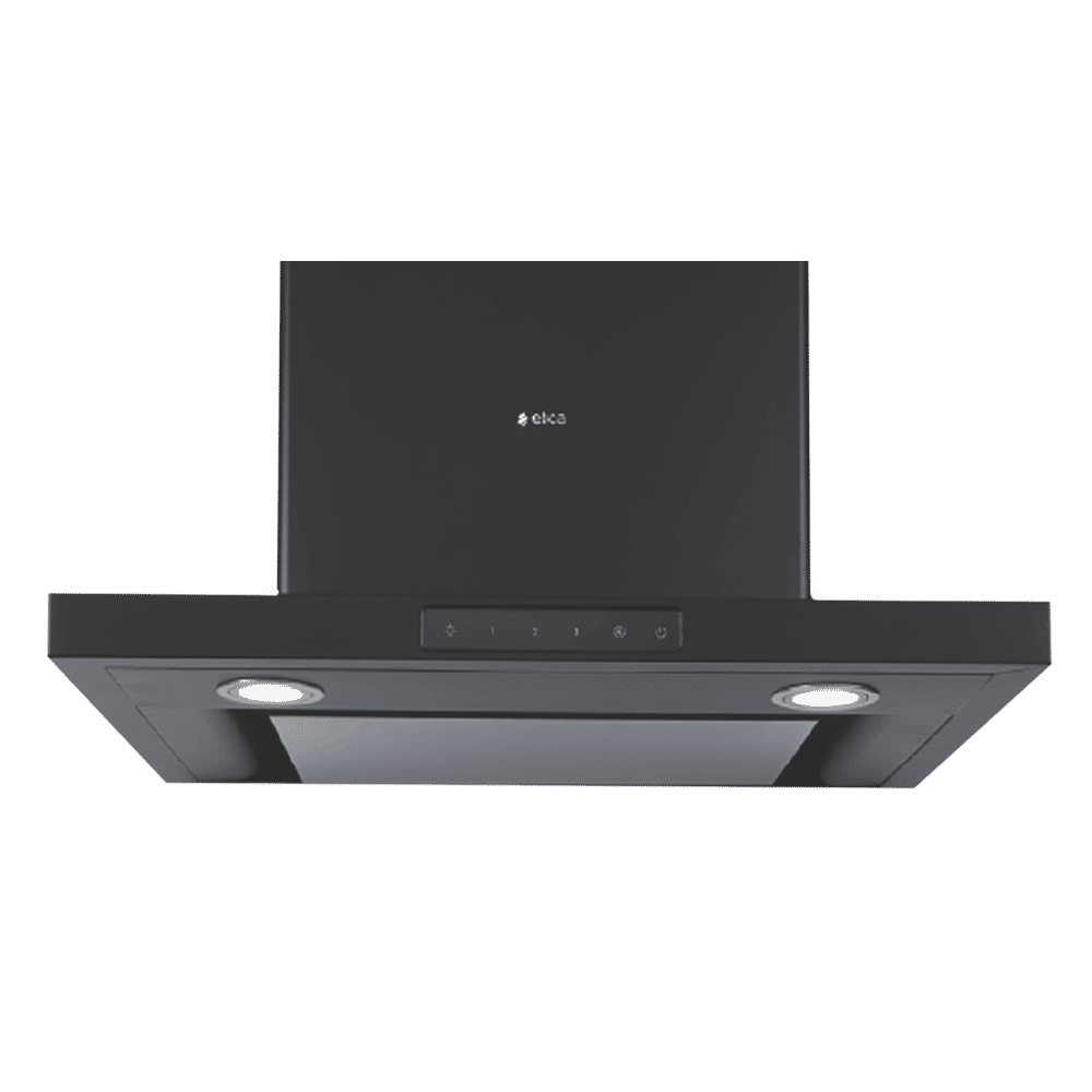 elica SPOT H4 TRIM EDS HE LTW NERO T4V 60cm 1000m3/hr Ducted Wall Mounted Chimney with Touch Control (Black)