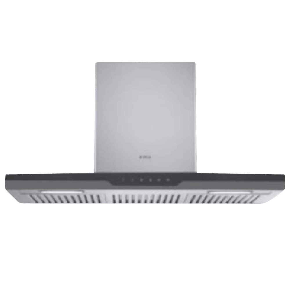 elica METEORITE ETB PLUS LTW 60 T4V LED 60cm 1220m3/hr Ducted Wall Mounted Chimney with Touch Control Panel (Silver)