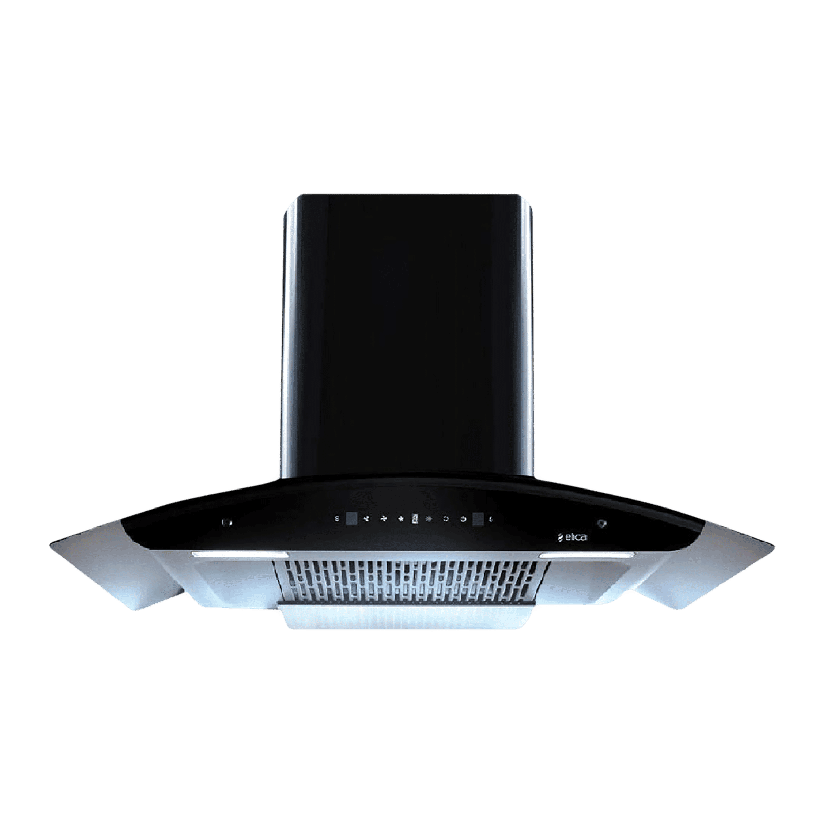 elica WD TFL HAC 90 MS NERO 90cm 1425m3/hr Ducted Auto Clean Wall Mounted Chimney with Motion Sensing Technology (Black)