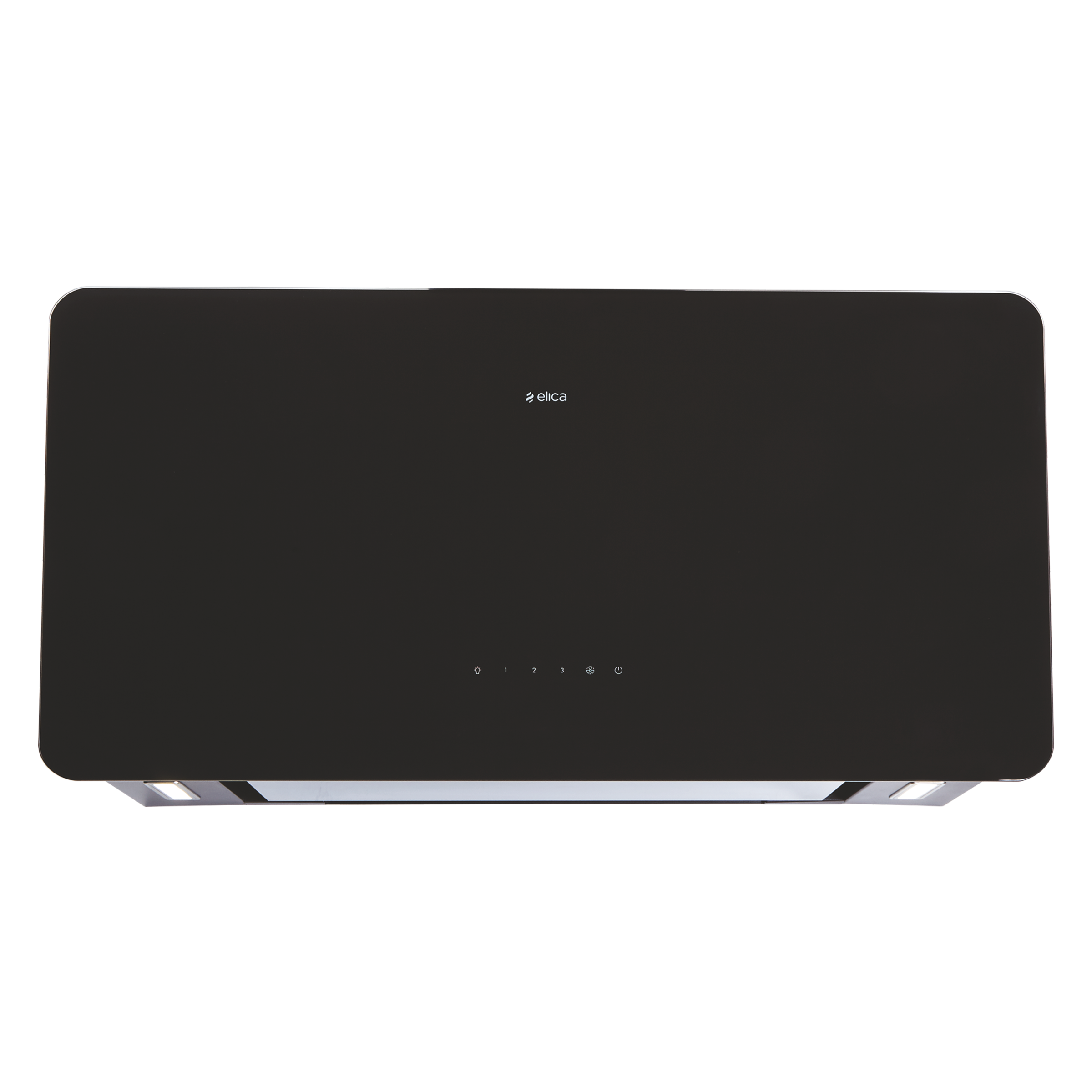 elica KITTY SLIM EDS PLUS HE LTW 90 T4V LED 90cm 1220m3/hr Ducted Wall Mounted Chimney with Touch Control Panel (Black)