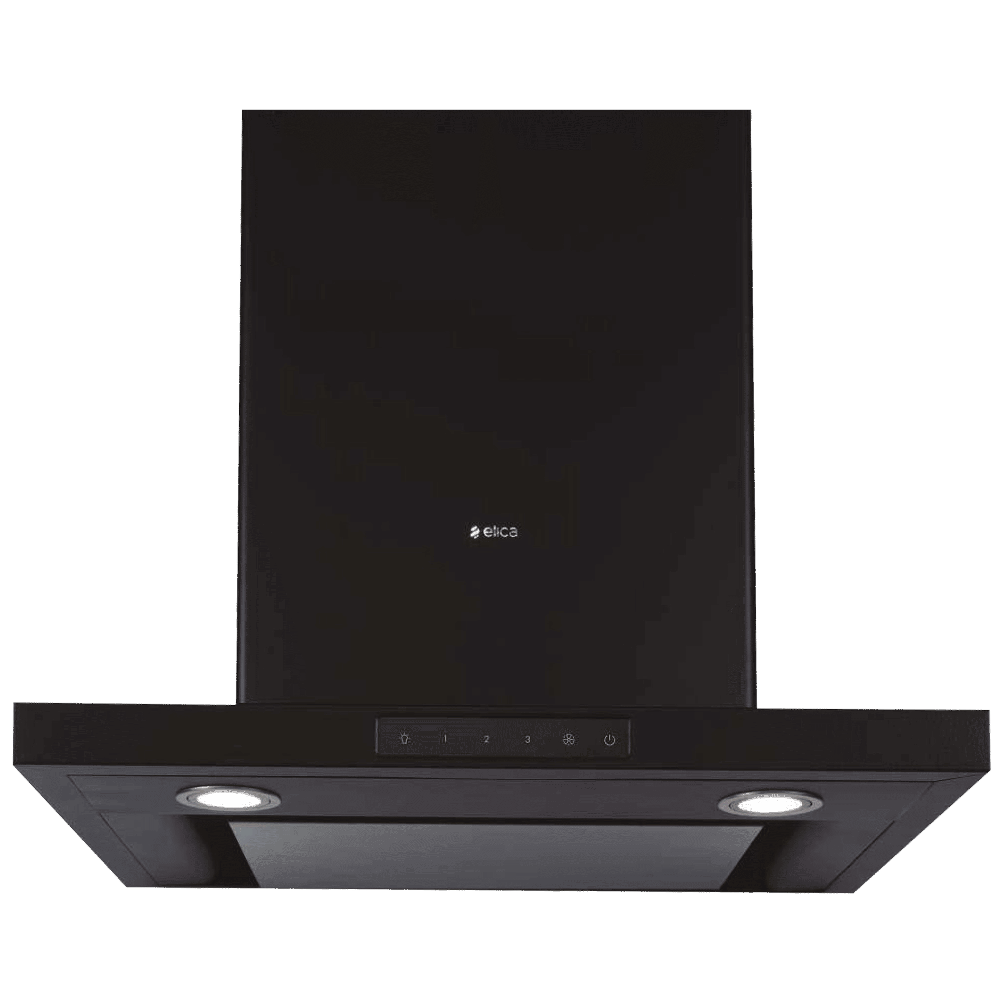 elica SPOT H4 TRIM EDS PLUS LTW 60 NERO T4V LED 60cm 1010m3/hr Ducted Wall Mounted Chimney with Touch Control (Black)