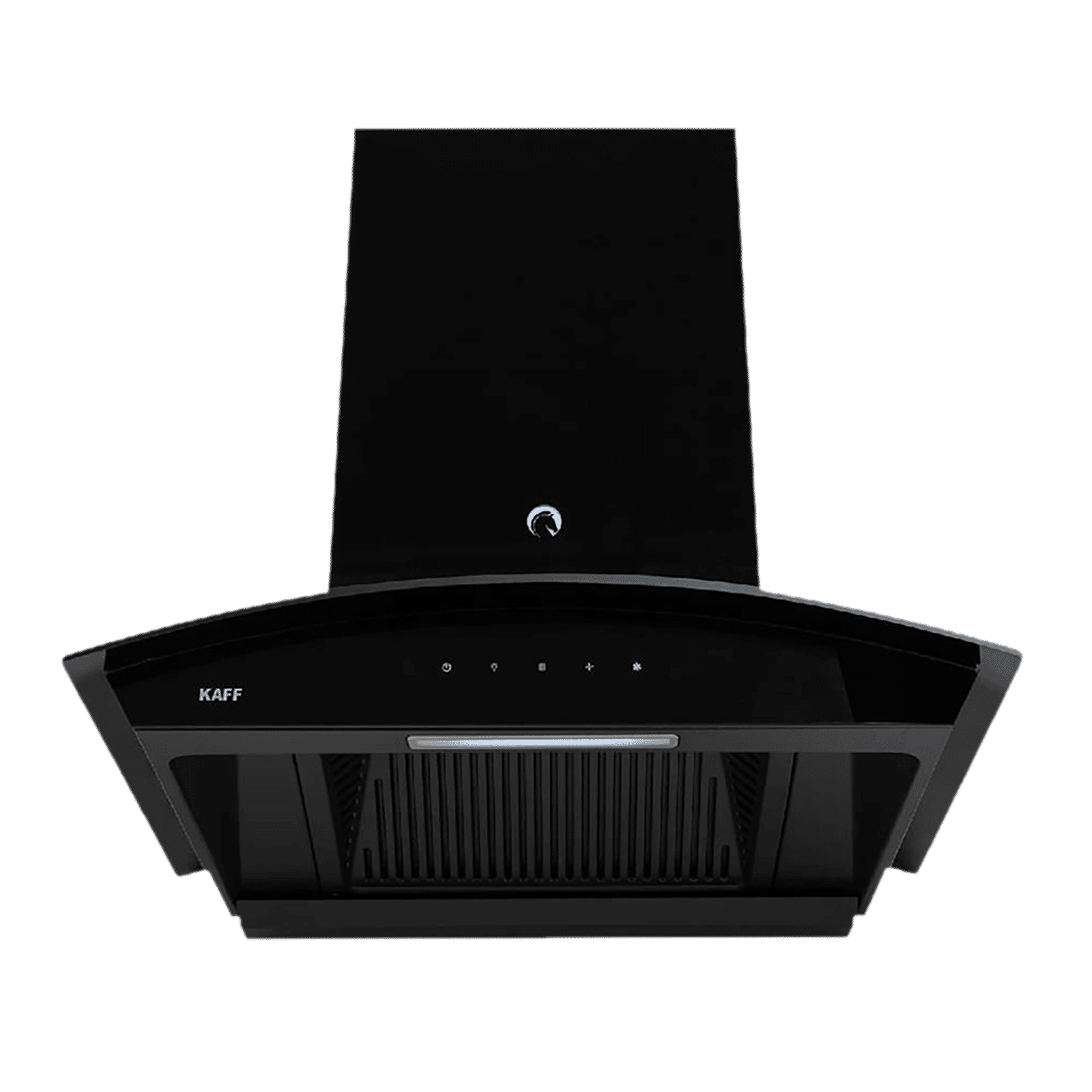 KAFF VASCO DHC 90cm 1250m3/hr Ducted Auto Clean Wall Mounted Chimney with 3 Speed Gesture Motion (Black)