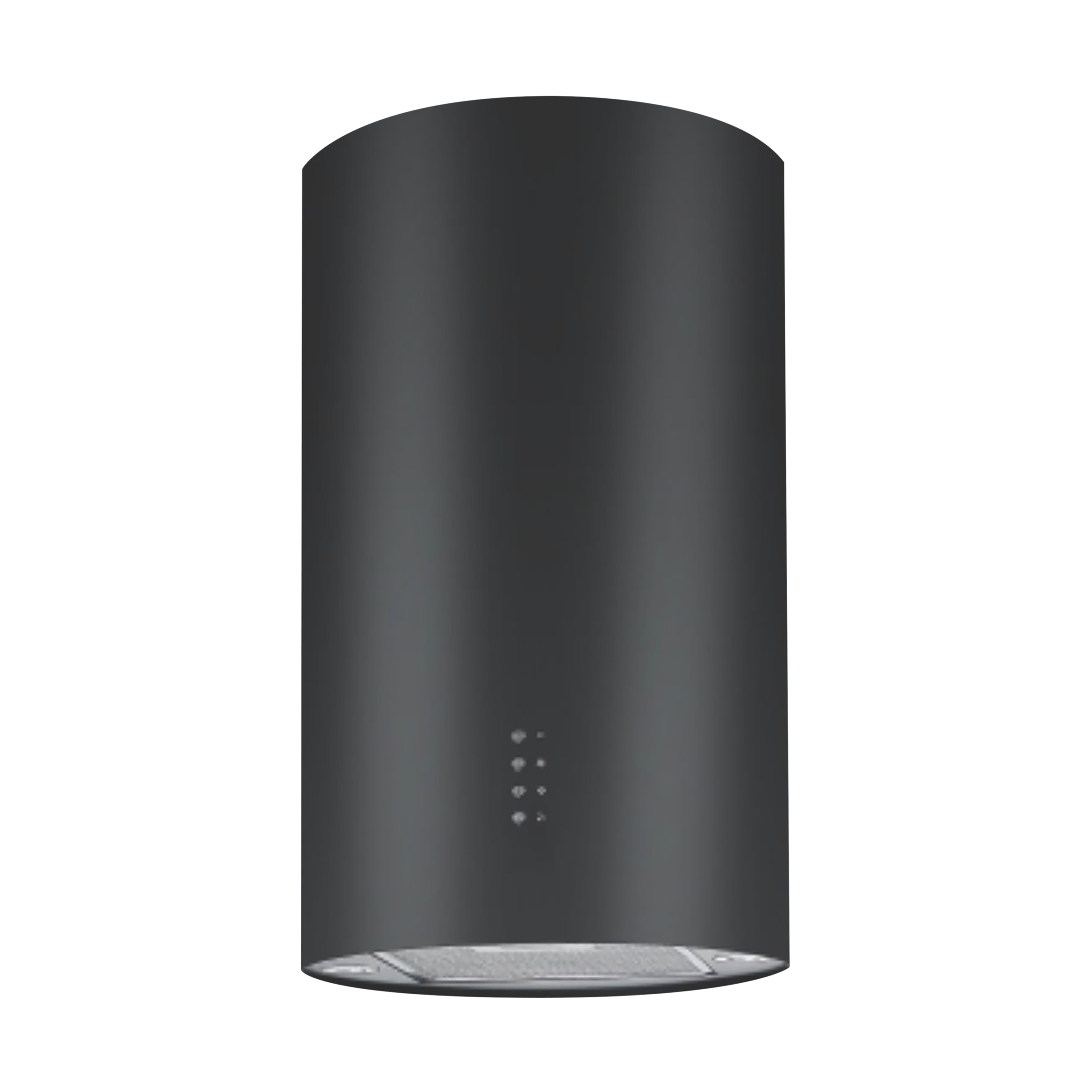 elica CIRCLE ISLAND 350 NERO 35cm 1000m3/hr Ducted Ceiling Mounted Chimney with Soft Touch Electronic Control (Black)