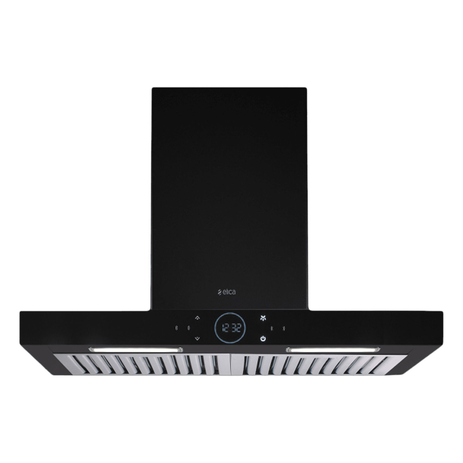 elica ISMART SPOT H6 BF LTW 60 NERO 60cm Ductless Wall Mounted Chimney with Touch Control Panel (Black)
