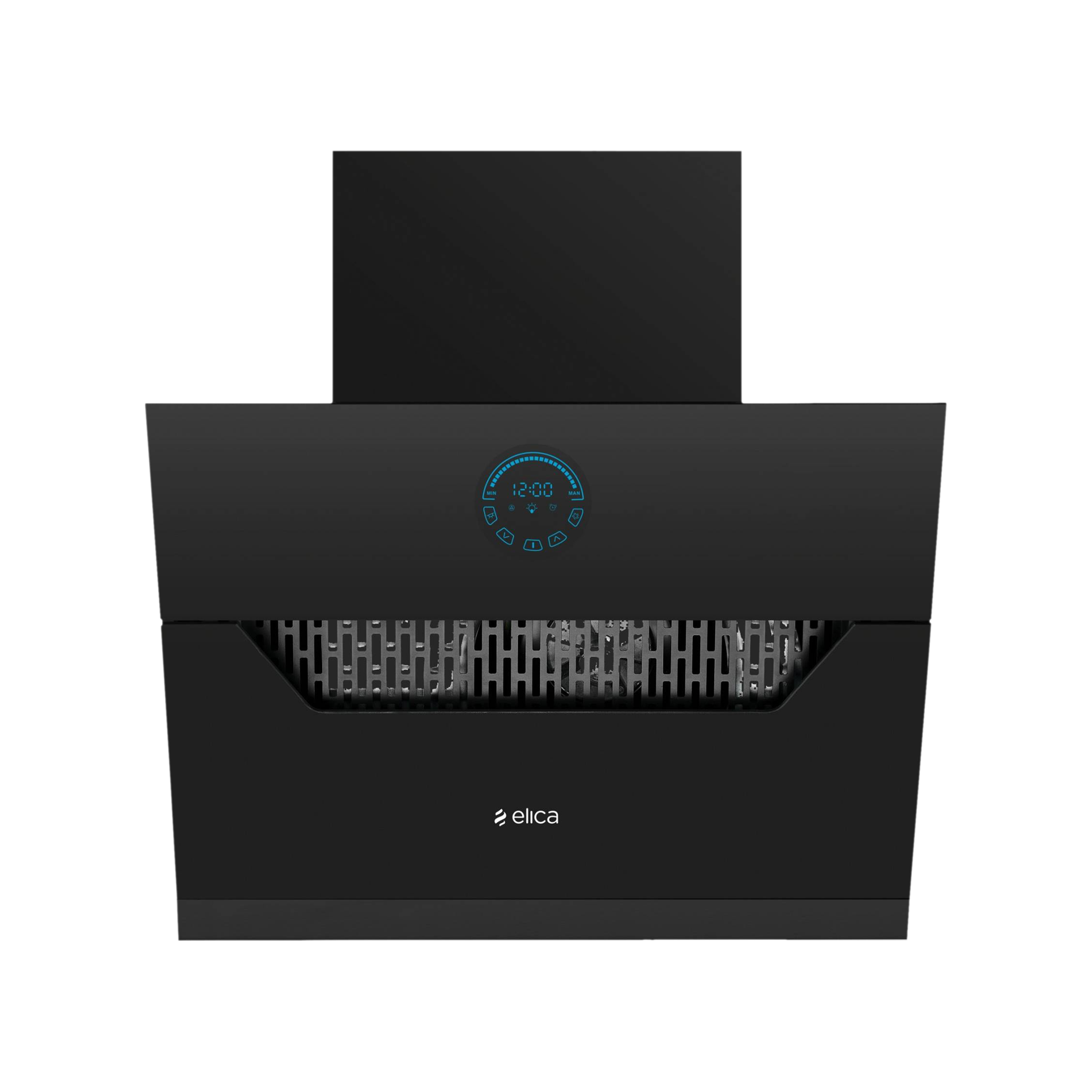 elica EFL 107 HAC LTW VMS 60 60cm 1350m3/hr Ducted Auto Clean Wall Mounted Chimney with Touch Control Panel (Black)