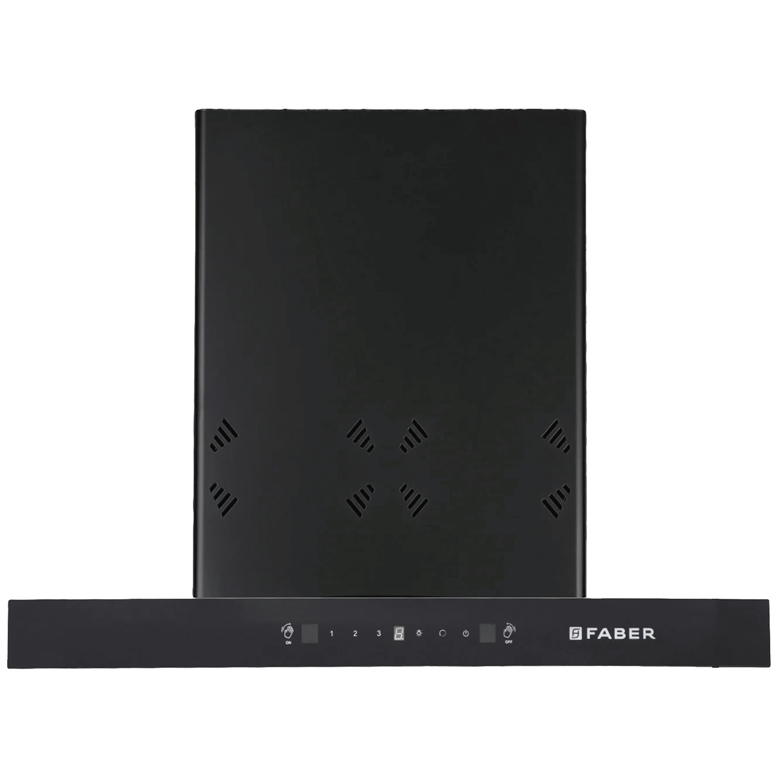 FABER HOOD CYGNUS IN 3D HC SC FL BK 75cm 1400m3/hr Ducted Auto Clean Wall Mounted Chimney with Odor Sensor (Black)