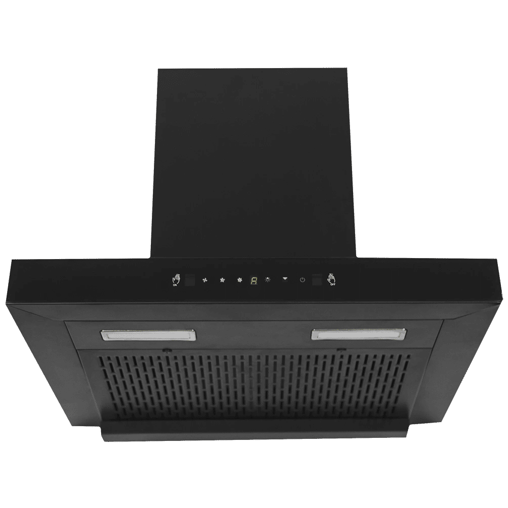 KAFF ASHPRO DHC 60cm 1200m3/hr Ducted Auto Clean Wall Mounted Chimney with Touch Control Panel (Black)