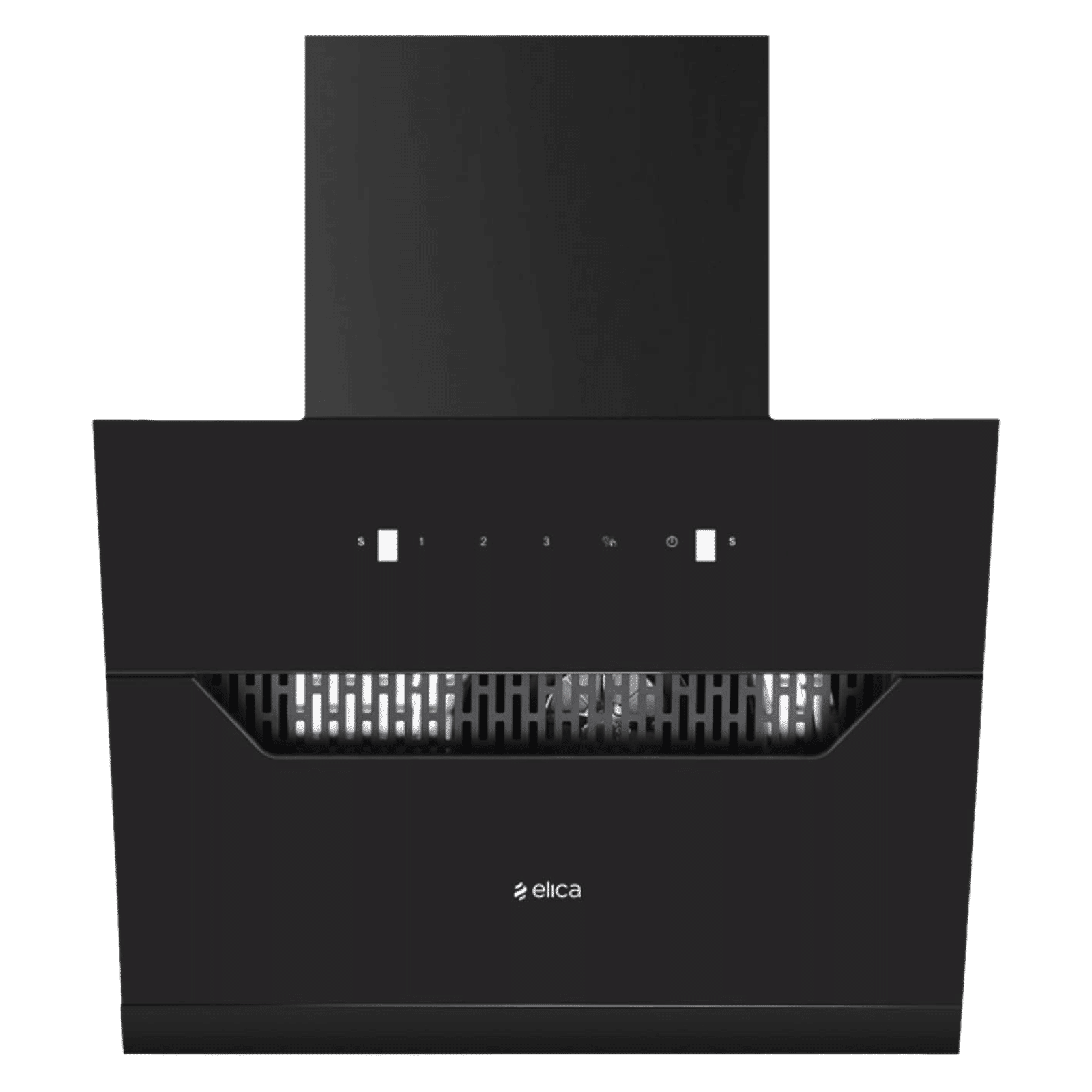 elica EFL 207 HAC LTW VMS 60 60cm 1350m3/hr Ductless Auto Clean Wall Mounted Chimney with Motion Sensor Control (Black)