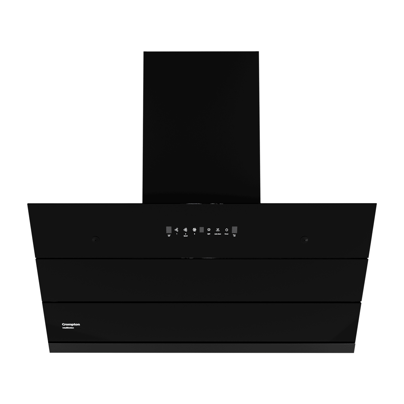 Crompton IntelliMotion 90cm 1587m³/hr Ducted Auto Clean Wall Mounted Chimney with Gesture Control (Black)