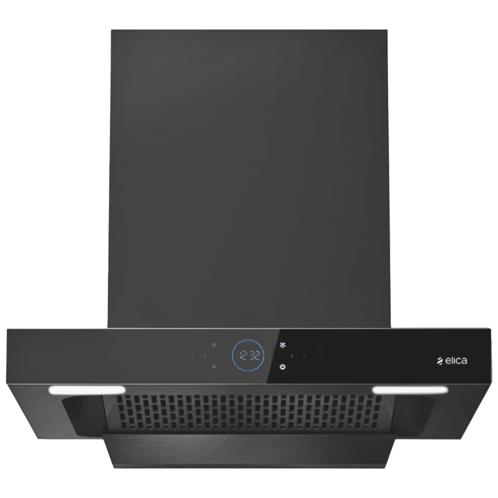 elica ISMART SPOT FL HAC 60 LTW NERO 60cm 2300m³/hr Ducted Auto Clean Wall Mounted Chimney with Motion Sensor Control (Black)