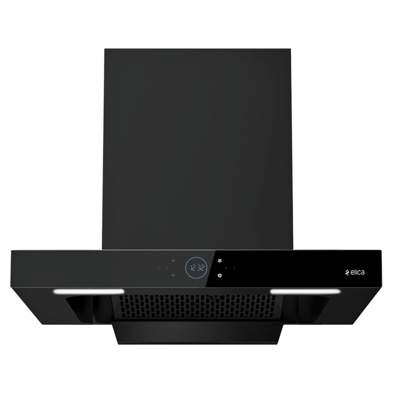 elica ISMART SPOT FL HAC 75 LTW NERO 75cm 2300m3/hr Ducted Wall Mounted Chimney with Brushless DC Motor (Black)