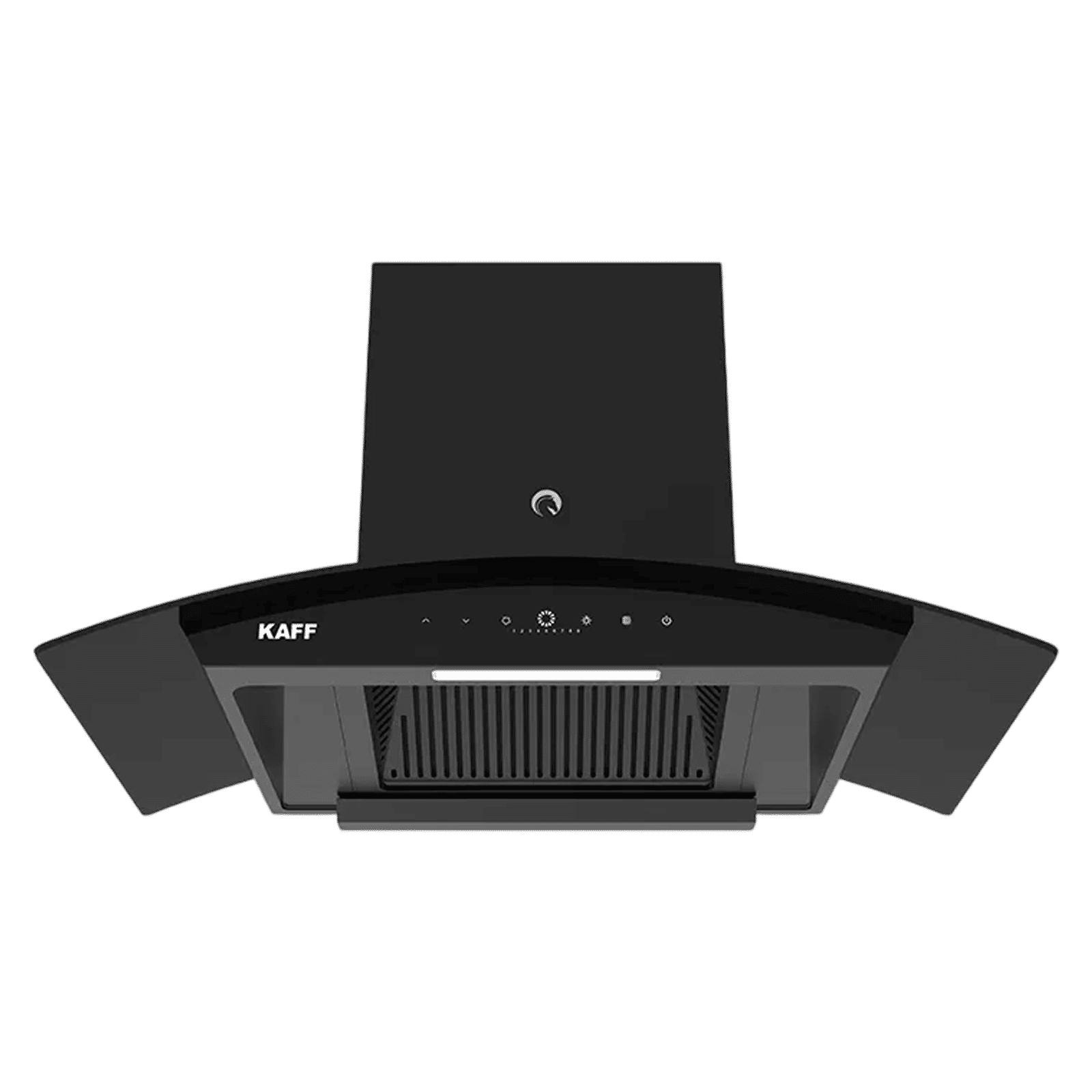 KAFF VASCO DC 75cm 1480m3/hr Ductless Auto Clean Wall Mounted Chimney with Gesture Control (Black) 