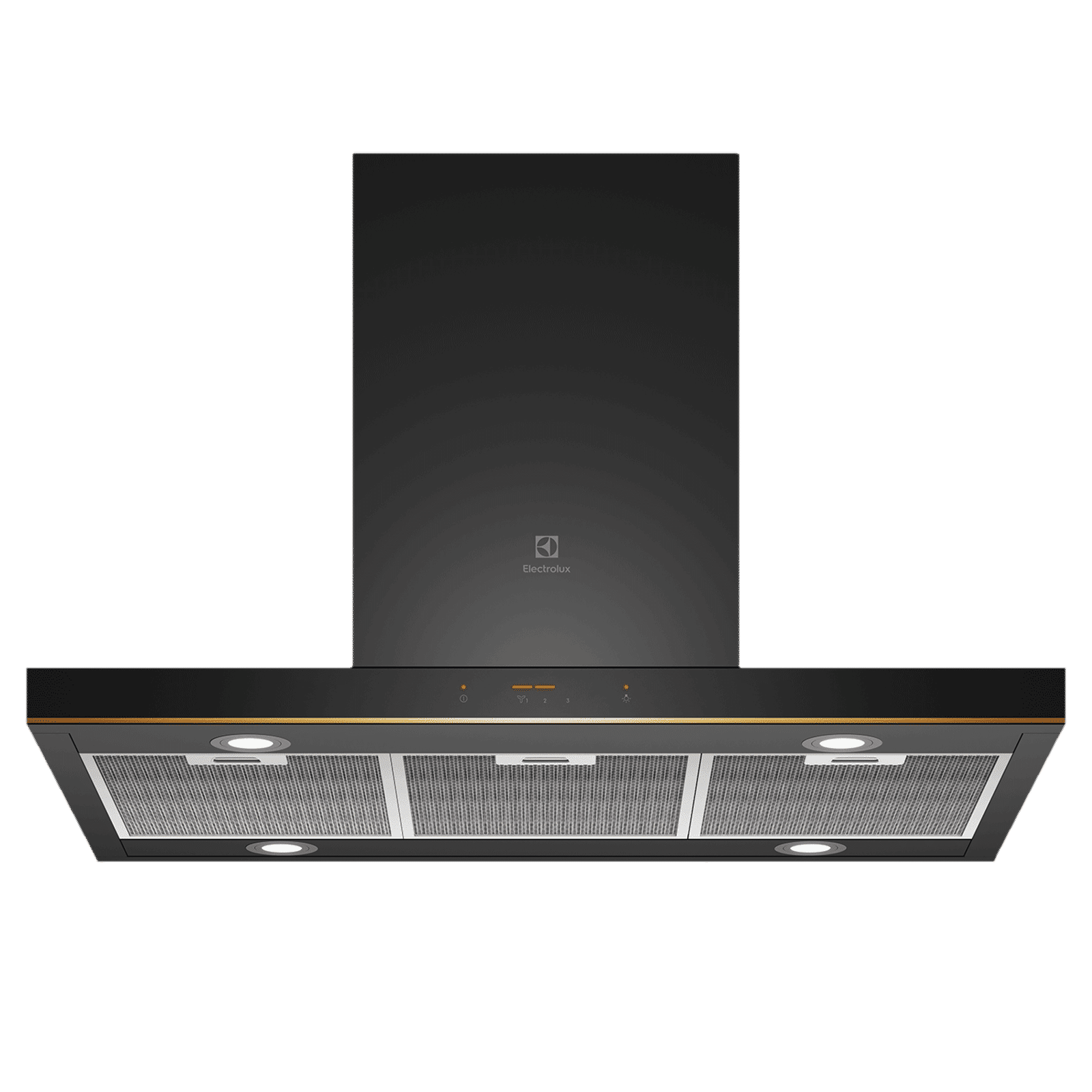 Electrolux UltimateTaste 500 90cm 1200m³/hr Ducted Ceiling Mounted Chimney with Centrifugal Motor (Black)