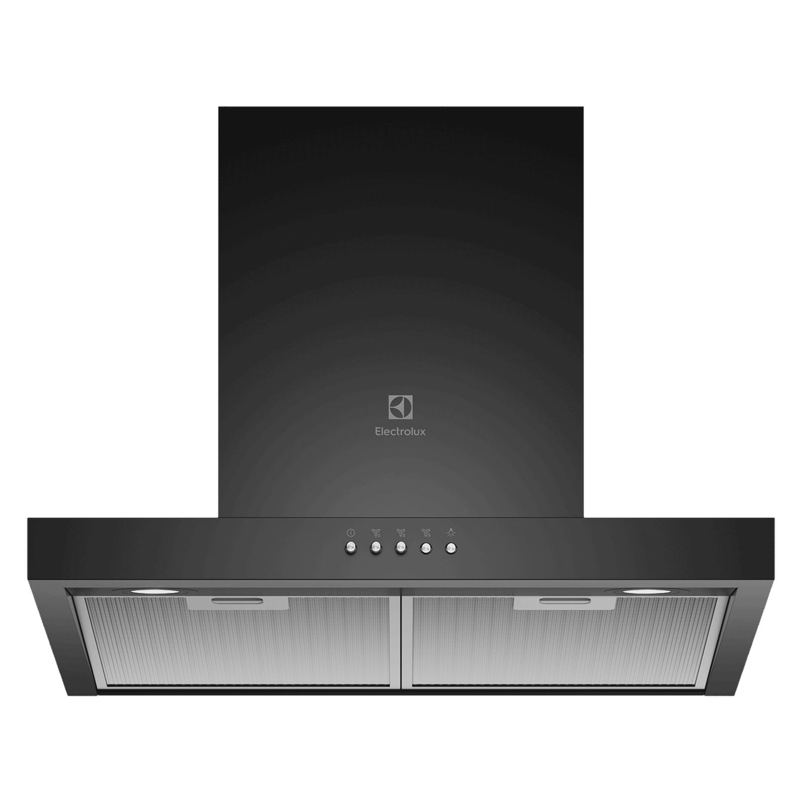 Electrolux UltimateTaste 500 60cm 1200m³/hr Ducted Wall Mounted Chimney with Centrifugal Motor (Black)