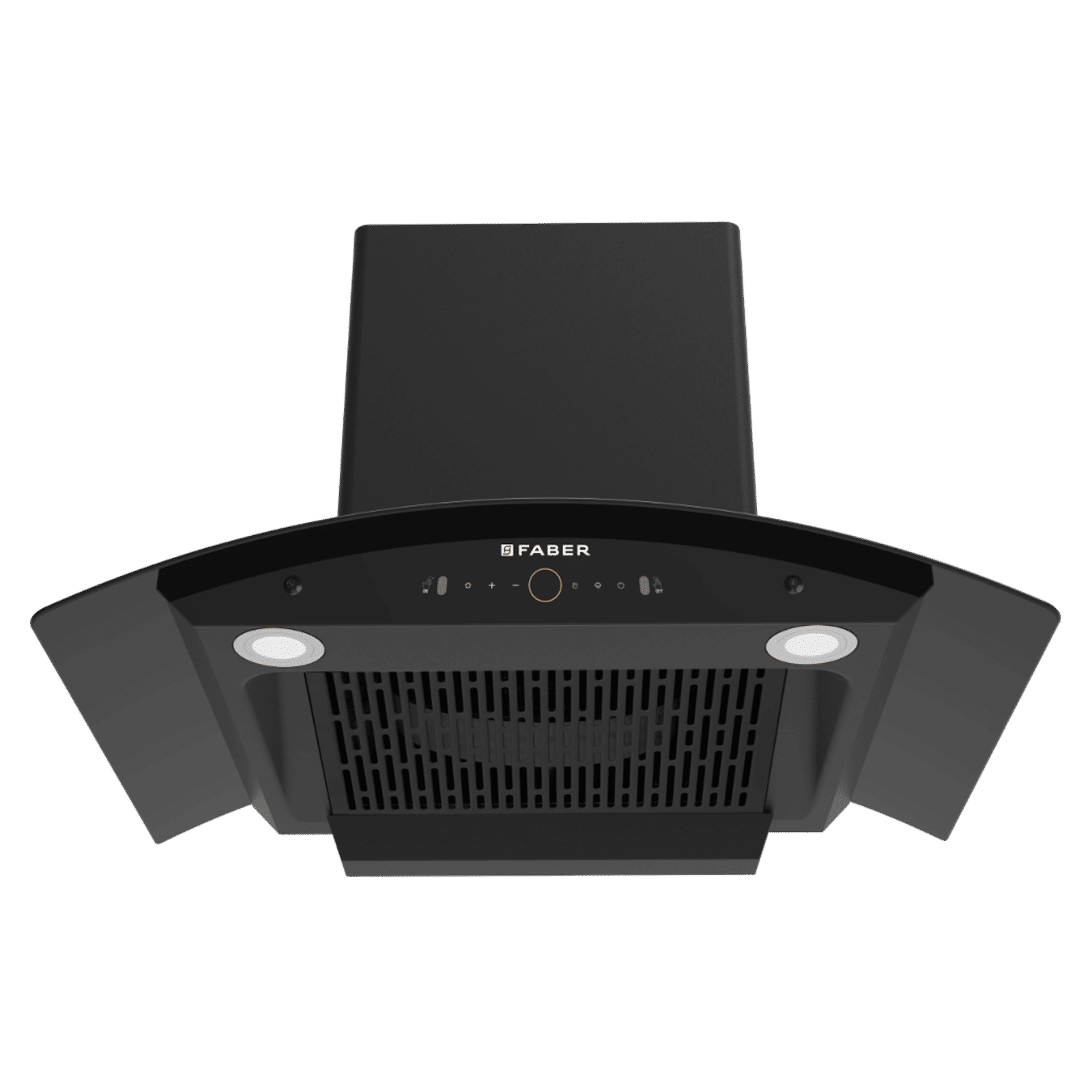 FABER ENIGMA BLDC HC SC BK 75 75cm 1500m³/hr Ductless Auto Clean Wall Mounted Chimney with Gesture and Remote Control (Black)