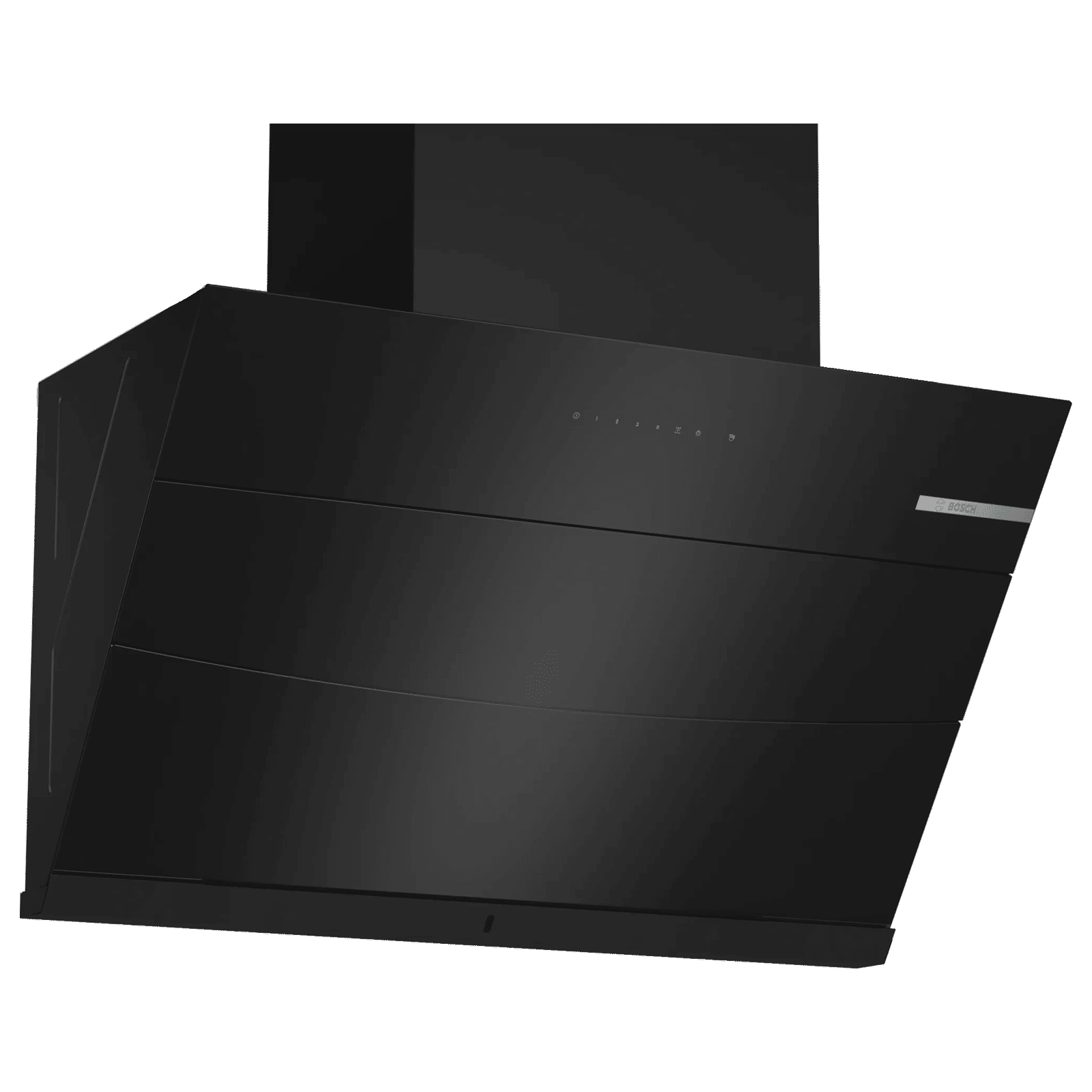 BOSCH Series 4 90cm 950m³/hr Ducted Auto Clean Wall Mounted Chimney with Smart Motor Technology (Flat Black)