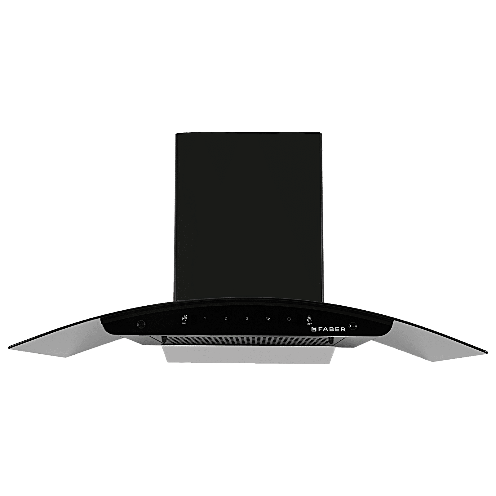 FABER FLORENCE IN FL SC HC BK 90cm 1200m3/hr Ductless Auto Clean Wall Mounted Chimney with Gesture Control (Black)