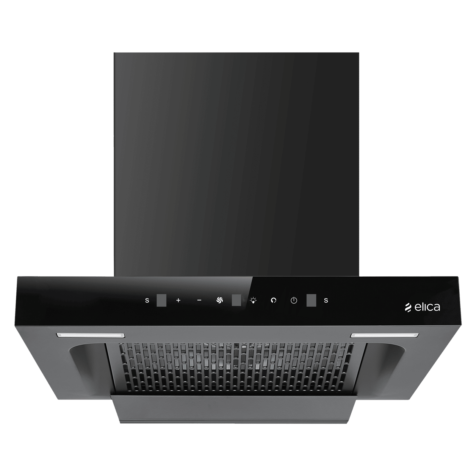 elica SPT FL 600 BLDC HAC LTW MS NERO 60cm 1500m3/hr Ducted Auto Clean Wall Mounted Chimney with Motion Sensor Control (Black)