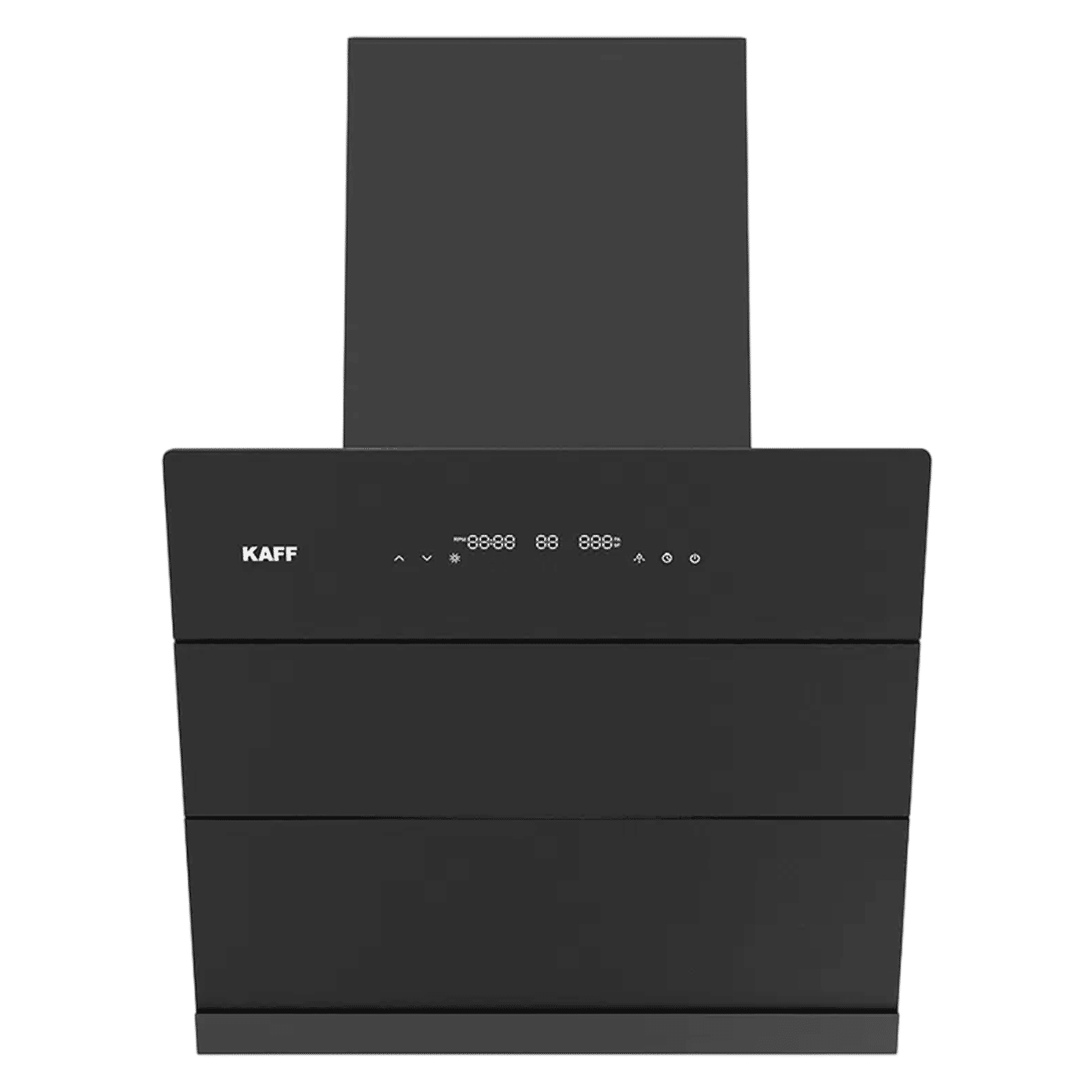 KAFF ALBURY SUPER 60cm 1480m3/hr Ductless Auto Clean Wall Mounted Chimney with Motion Sensor Control (Black)