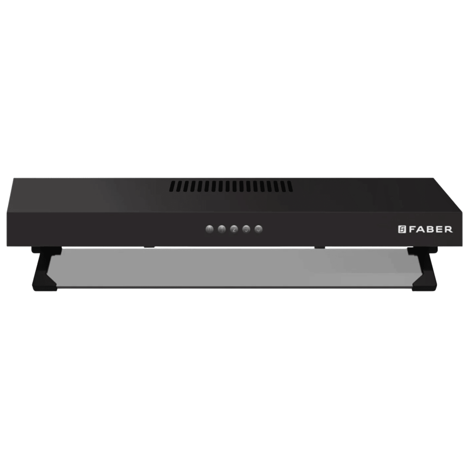 FABER RUBY PB BK IN 60cm 1000m3/hr Ductless Wall Mounted Chimney with Baffle Filter (Black)