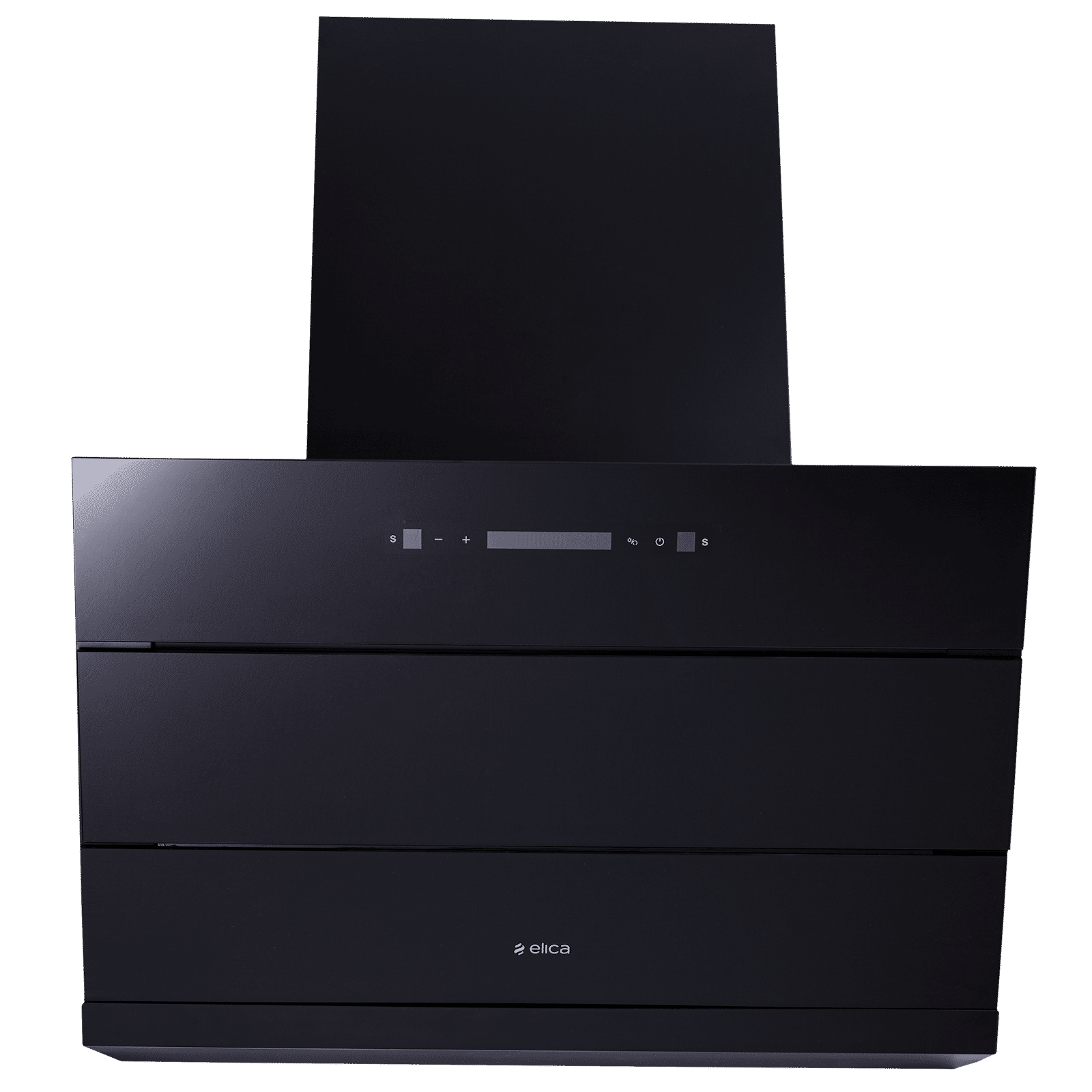 elica EFL 3V 751 BLDC HAC LTW MS NERO 75cm 1500m3/hr Ductless Auto Clean Cabinet/Hob Mounted Chimney with Motion Sensor Control (Black)