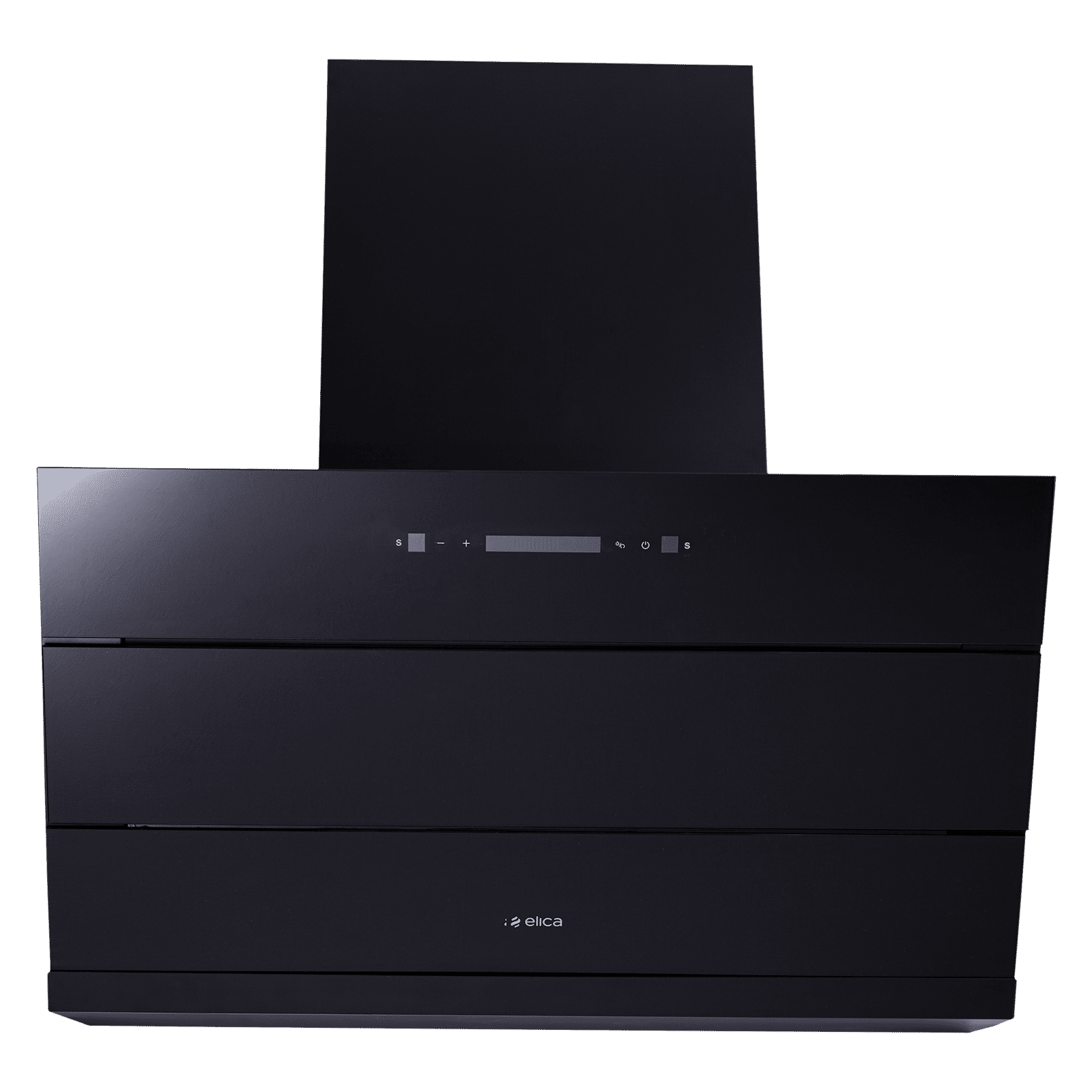 elica EFL 3V 901 BLDC HAC LTW MS NERO 90cm 1500m3/hr Ductless Auto Clean Cabinet/Hob Mounted Chimney with Motion Sensor Control (Black)