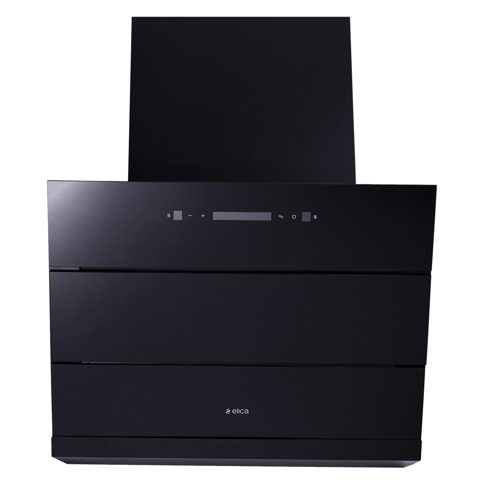 elica EFL 3V 601 BLDC HAC LTW MS NERO 60cm 1500m3/hr Ductless Auto Clean Cabinet/Hob Mounted Chimney with Motion Sensor Control (Black)
