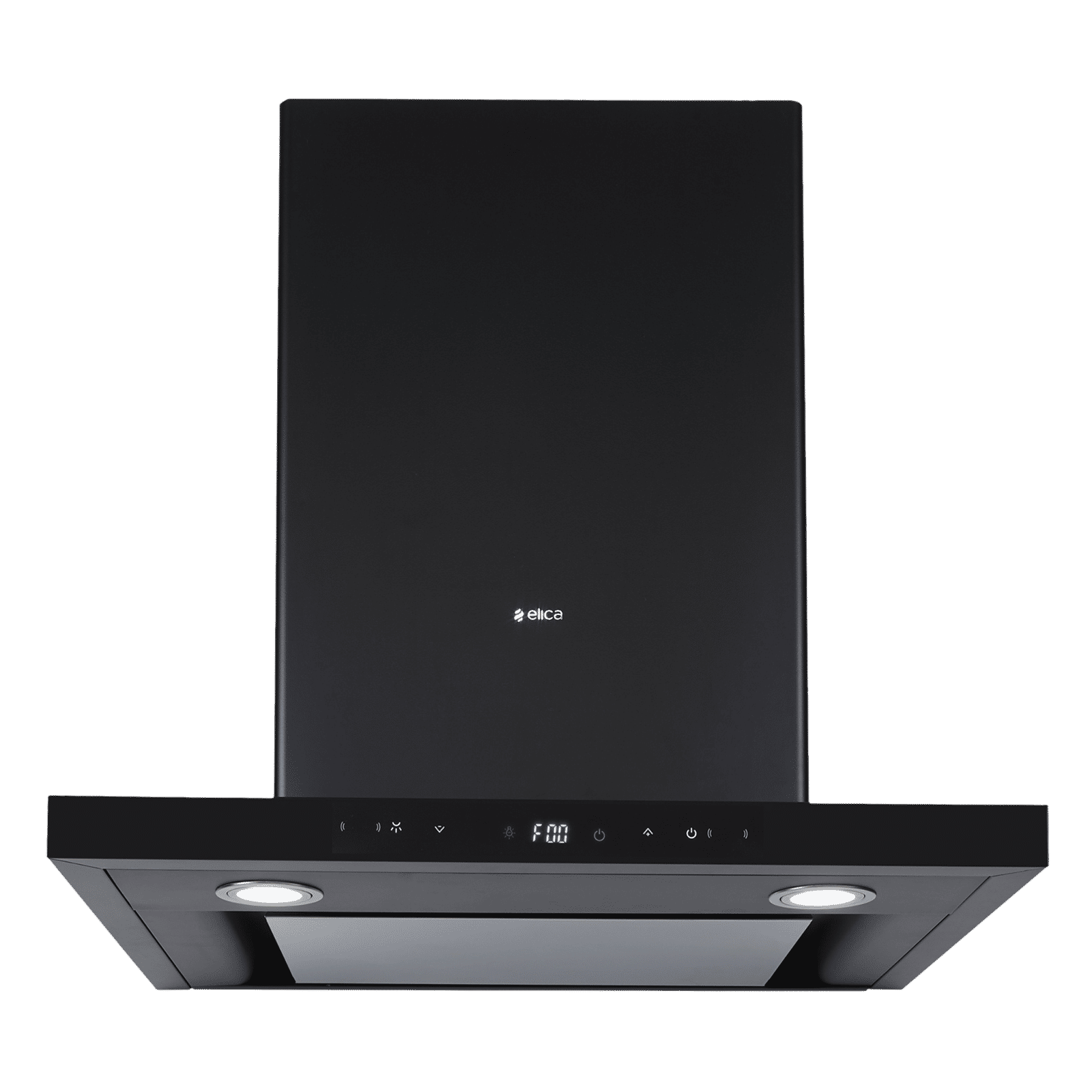 elica ISMART SPOT H4 EDS LTW 60 NERO 60cm 1425m³/hr Ducted Wall Mounted Chimney with Motion Sensor Control (Black)