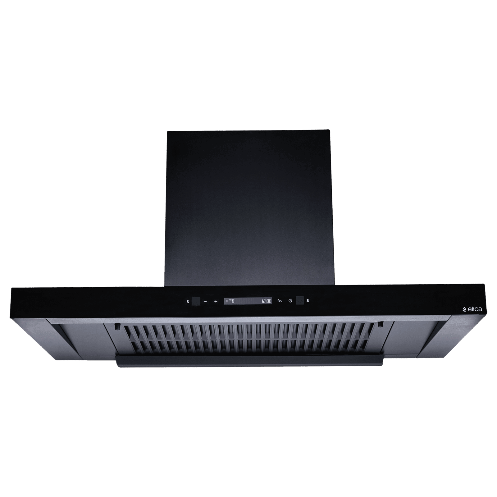 elica FL T90 BLDC HAC LTW MS NERO 90cm 1500m3/hr Ductless Auto Clean Wall Mounted Chimney with Motion Sensor (Black)