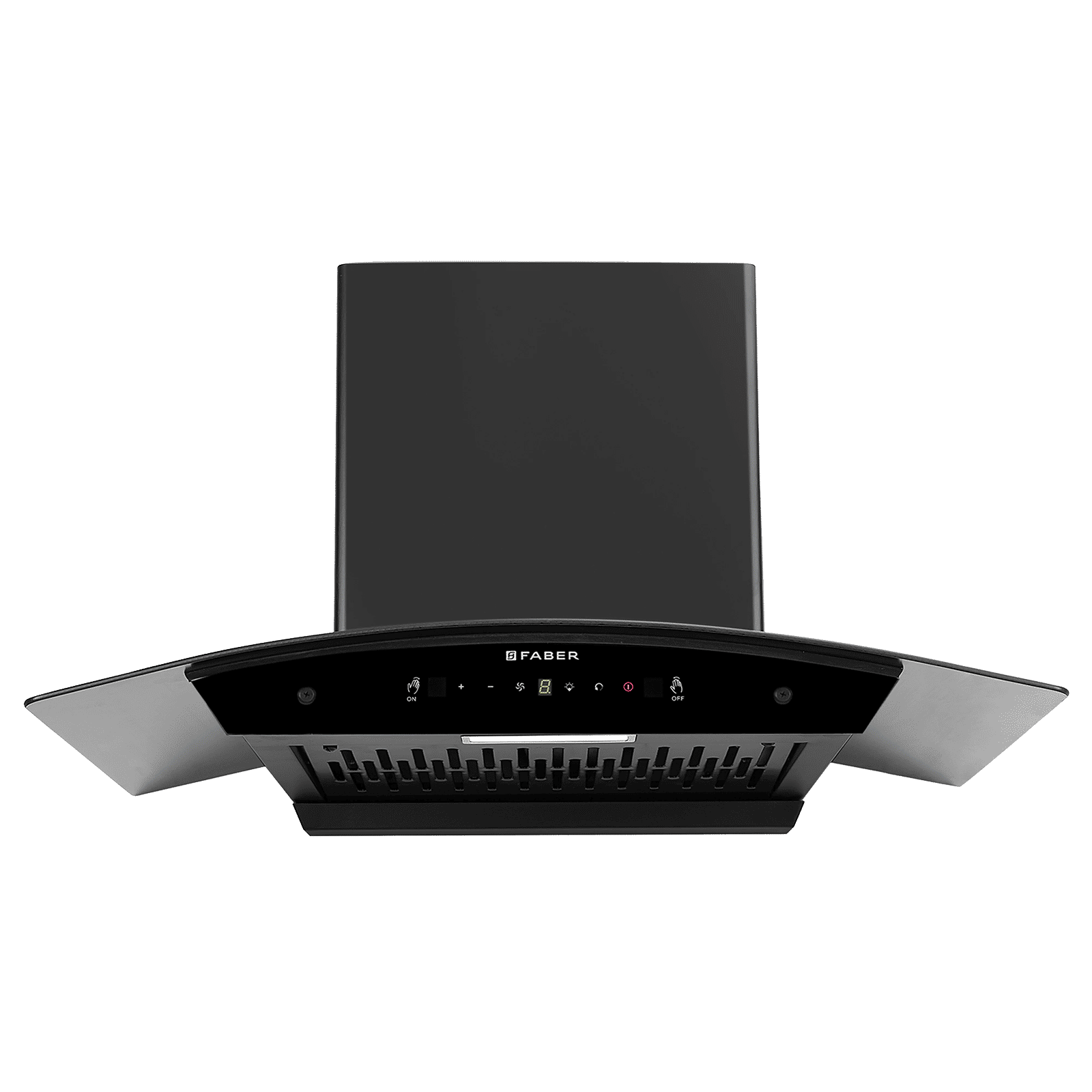 FABER HOOD LIBRA BLDC HC SC FL BK 75cm 1500m3/hr Ductless Auto Clean Wall Mounted Chimney with Touch and Gesture Control (Black)
