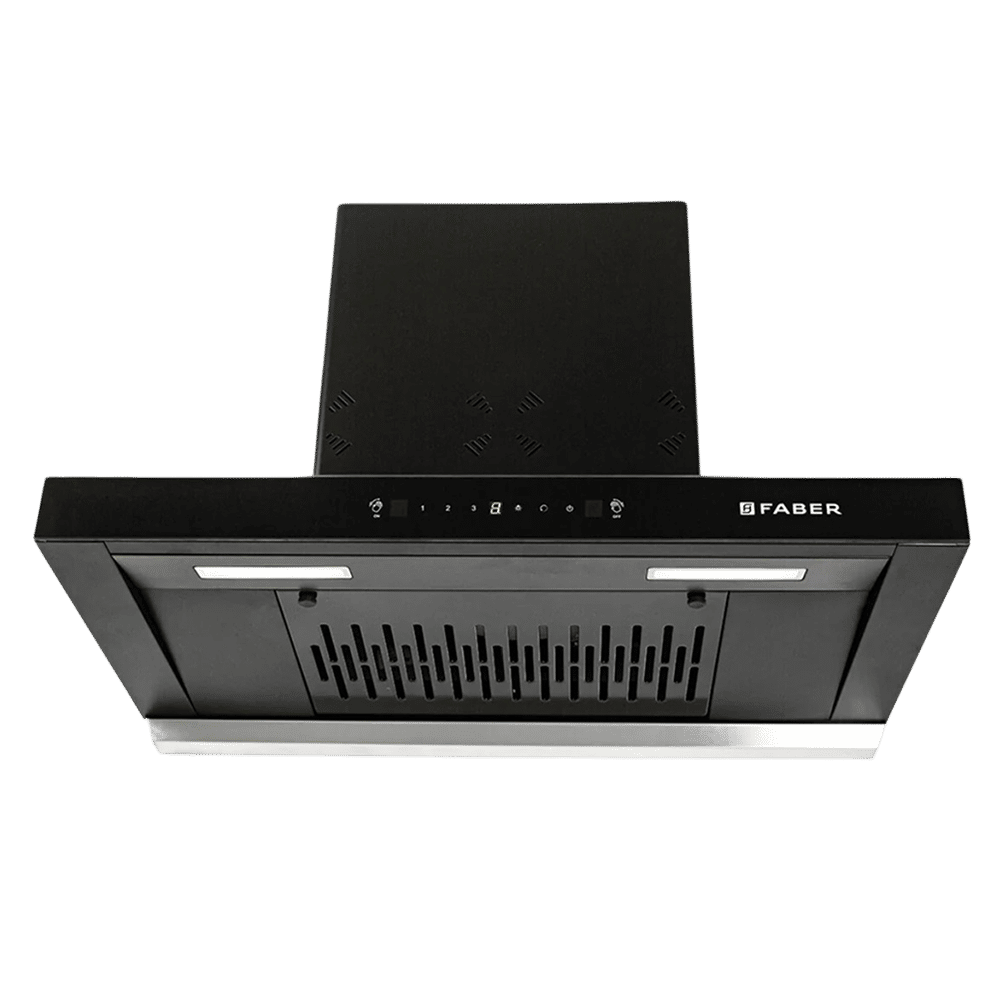FABER HOOD SILENCIO BLDC HC SC FL BK IN 75 T 75cm 1500m3/hr Ductless Auto Clean Wall Mounted Chimney with Touch and Gesture Control (Black)