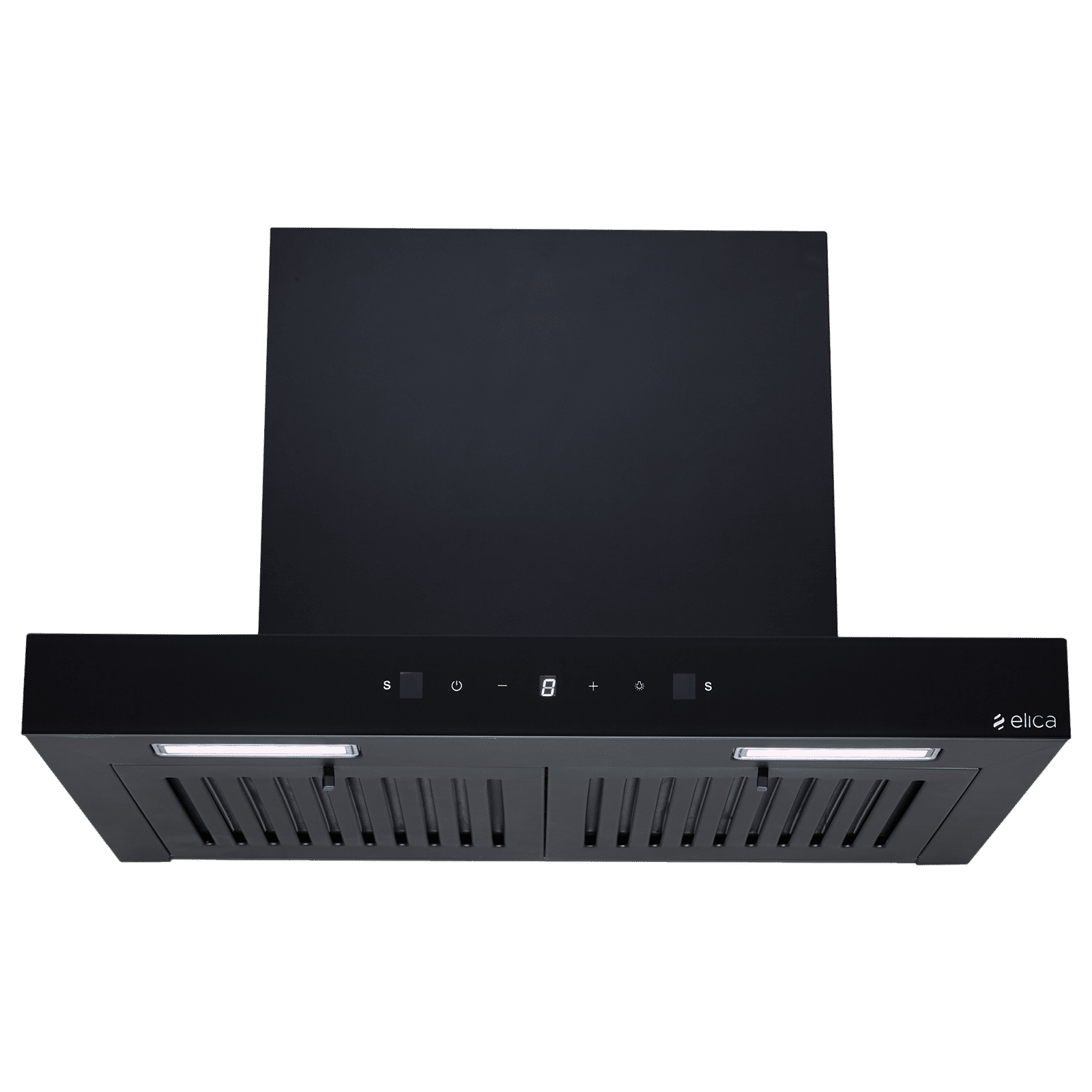 elica SPT H6 60 TOUCH BF LTW MS NERO 60cm 1600m3/hr Ductless Auto Clean Wall Mounted Chimney with Motion Sensor (Black)